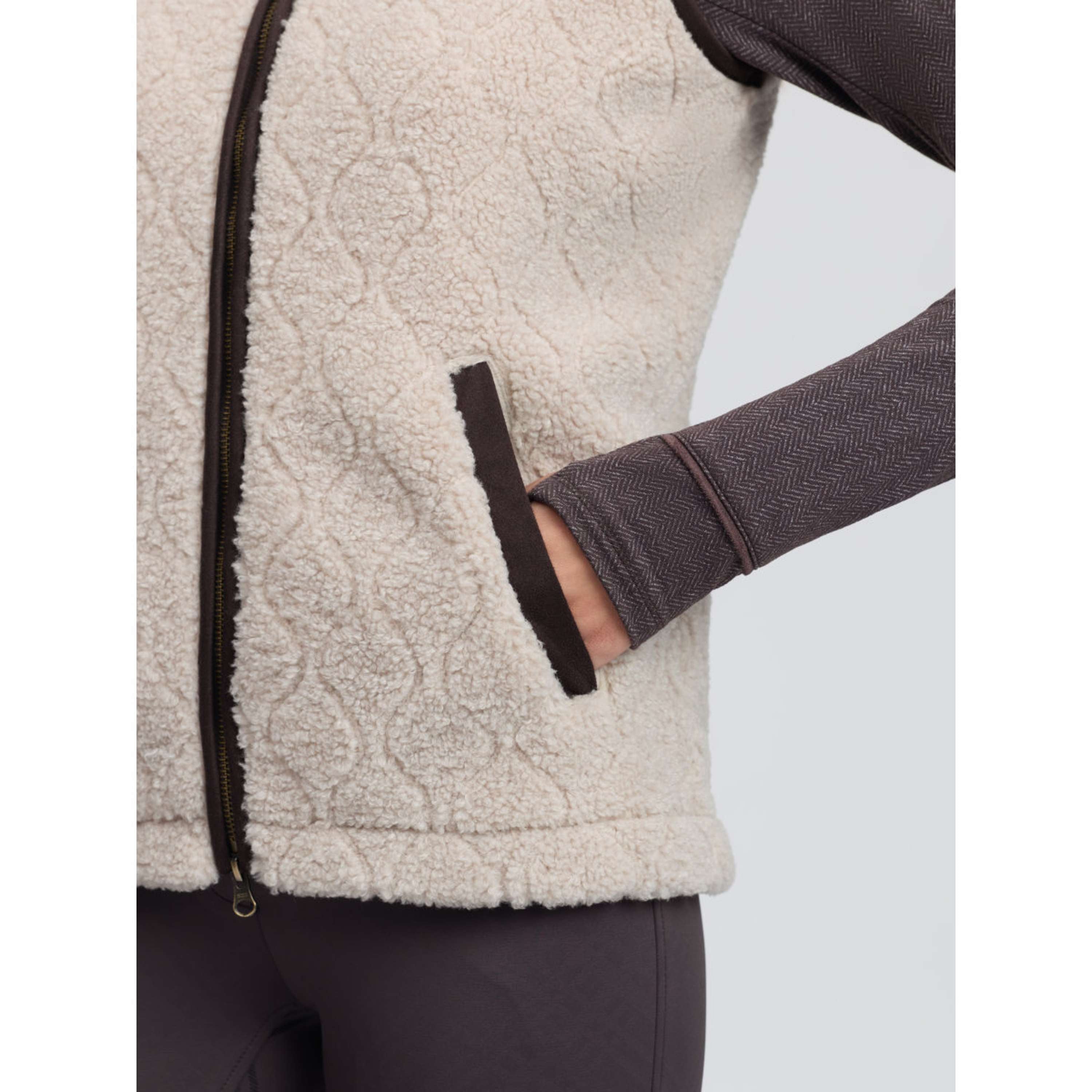 LeMieux Bodywarmer Heritage Borg Stone