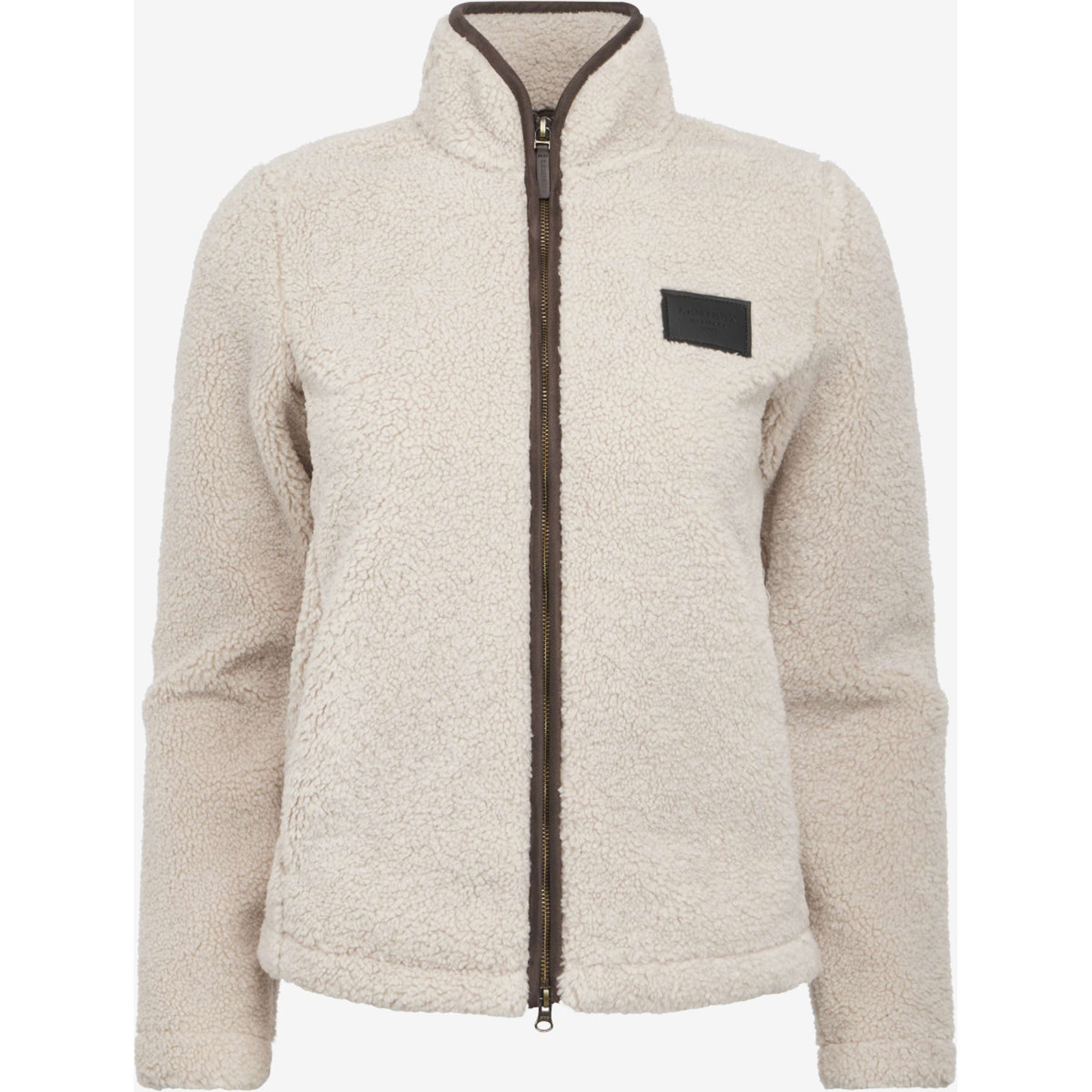LeMieux Vest Heritage Borg Zip Through Stone