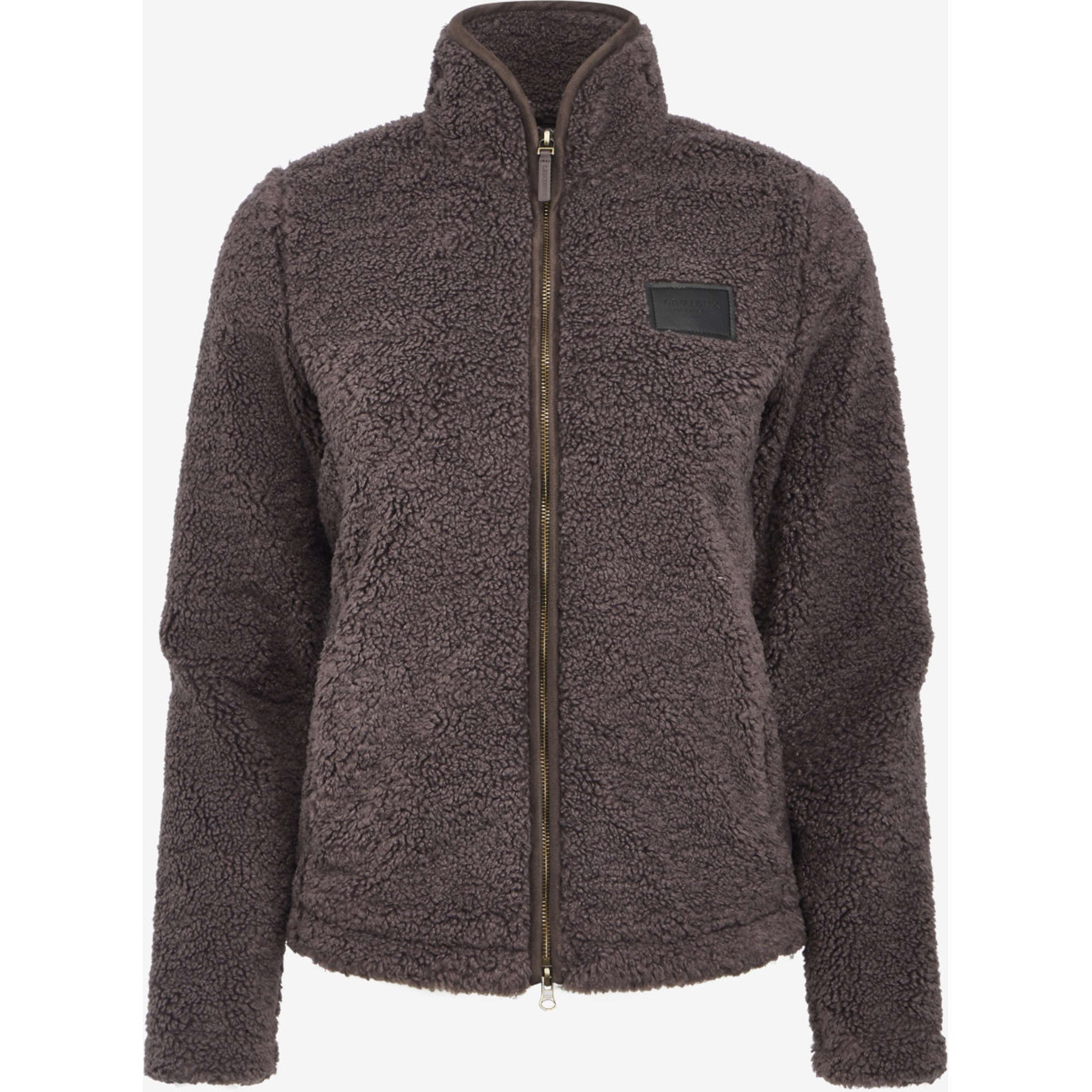 LeMieux Vest Heritage Borg Zip Through Cocoa