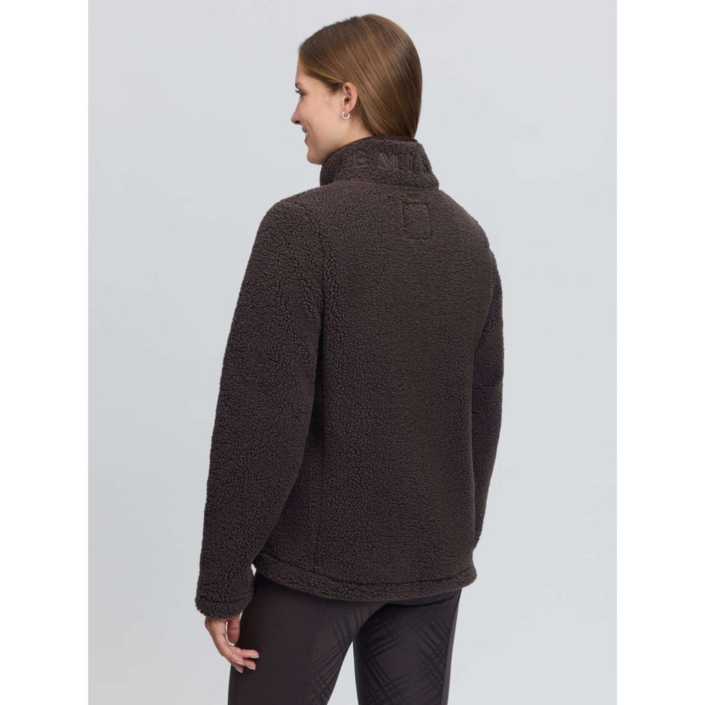 LeMieux Vest Heritage Borg Zip Through Cocoa