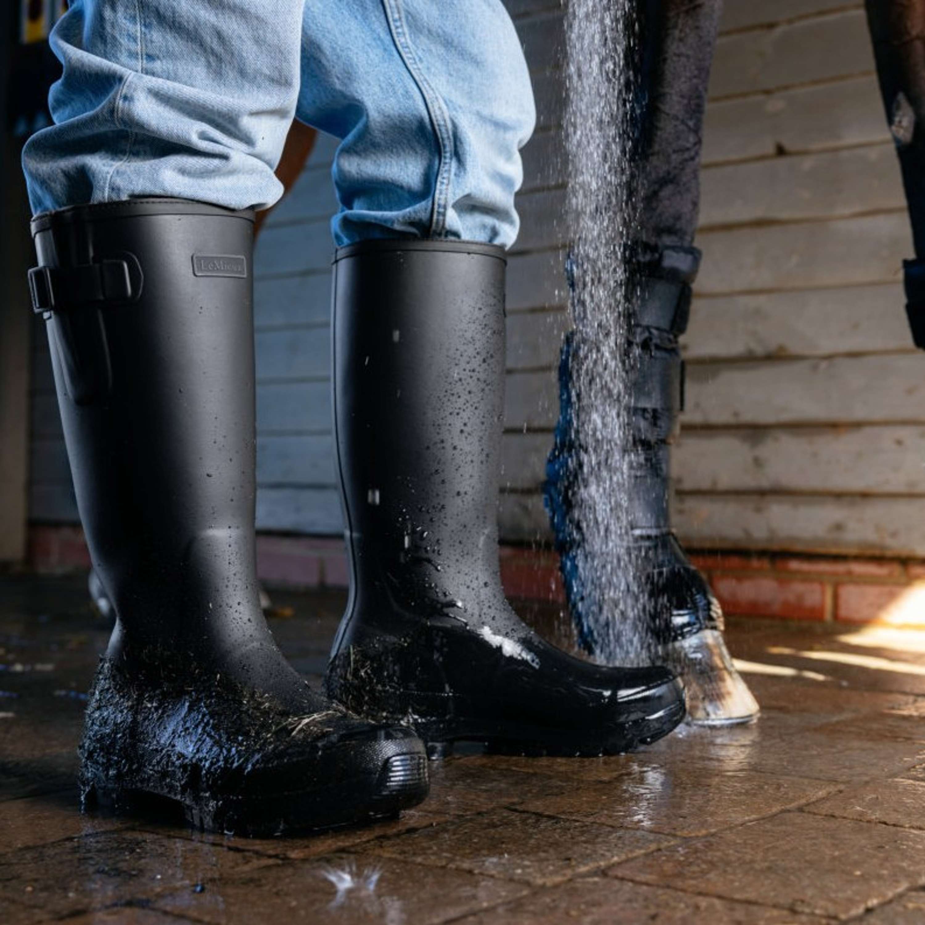 LeMieux Outdoorlaarzen Bramshaw Wellington Heren Black