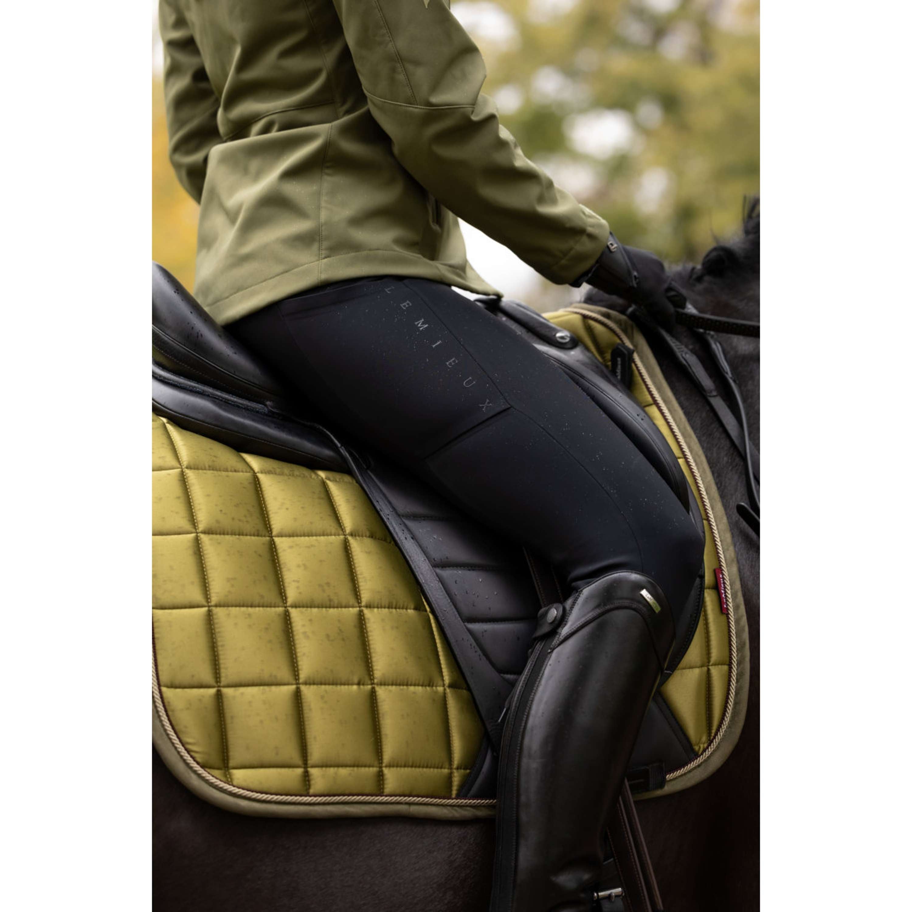LeMieux Rijbroek Stormwear Kniegrip Black