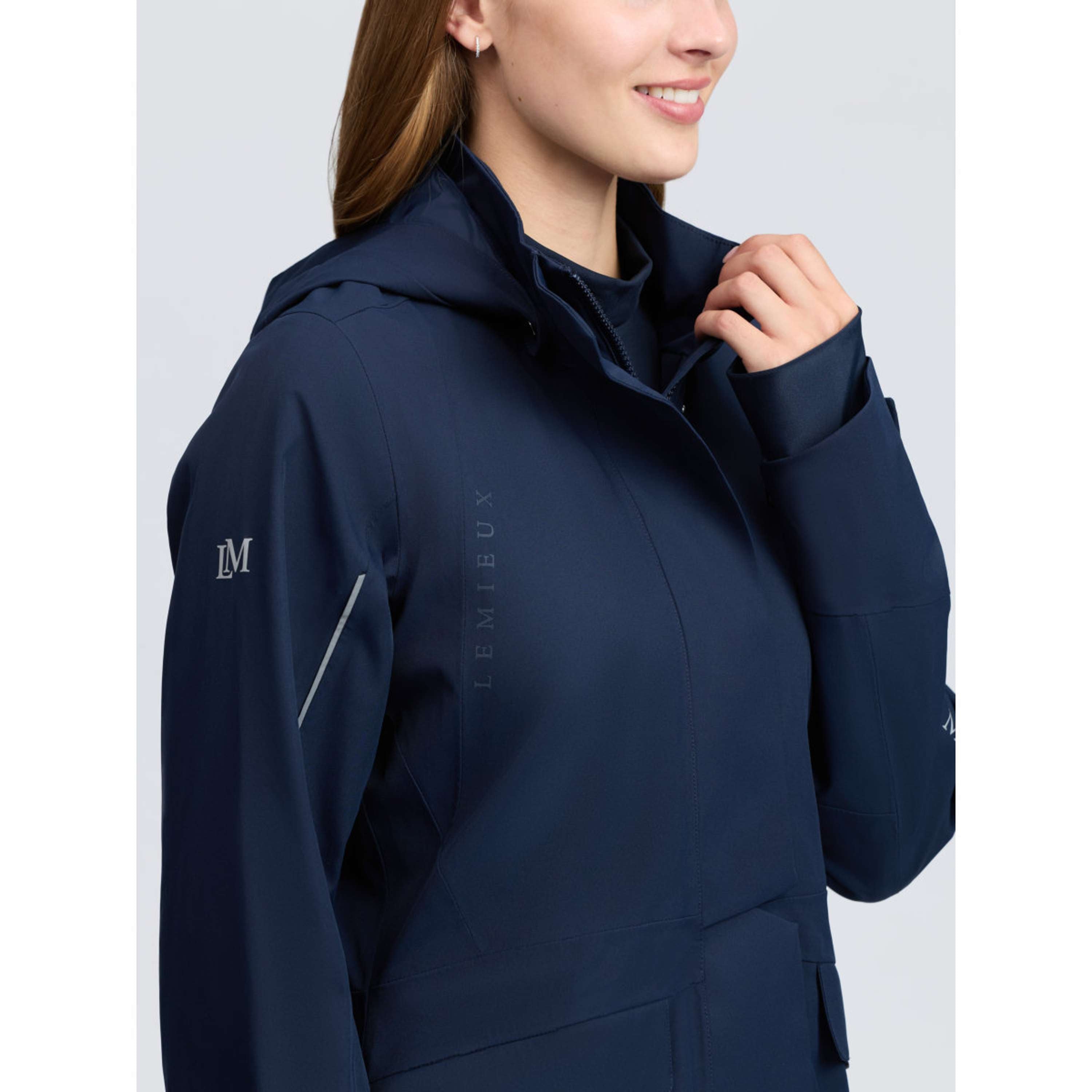 LeMieux Lange Jas Stormwear Performance Riding Navy