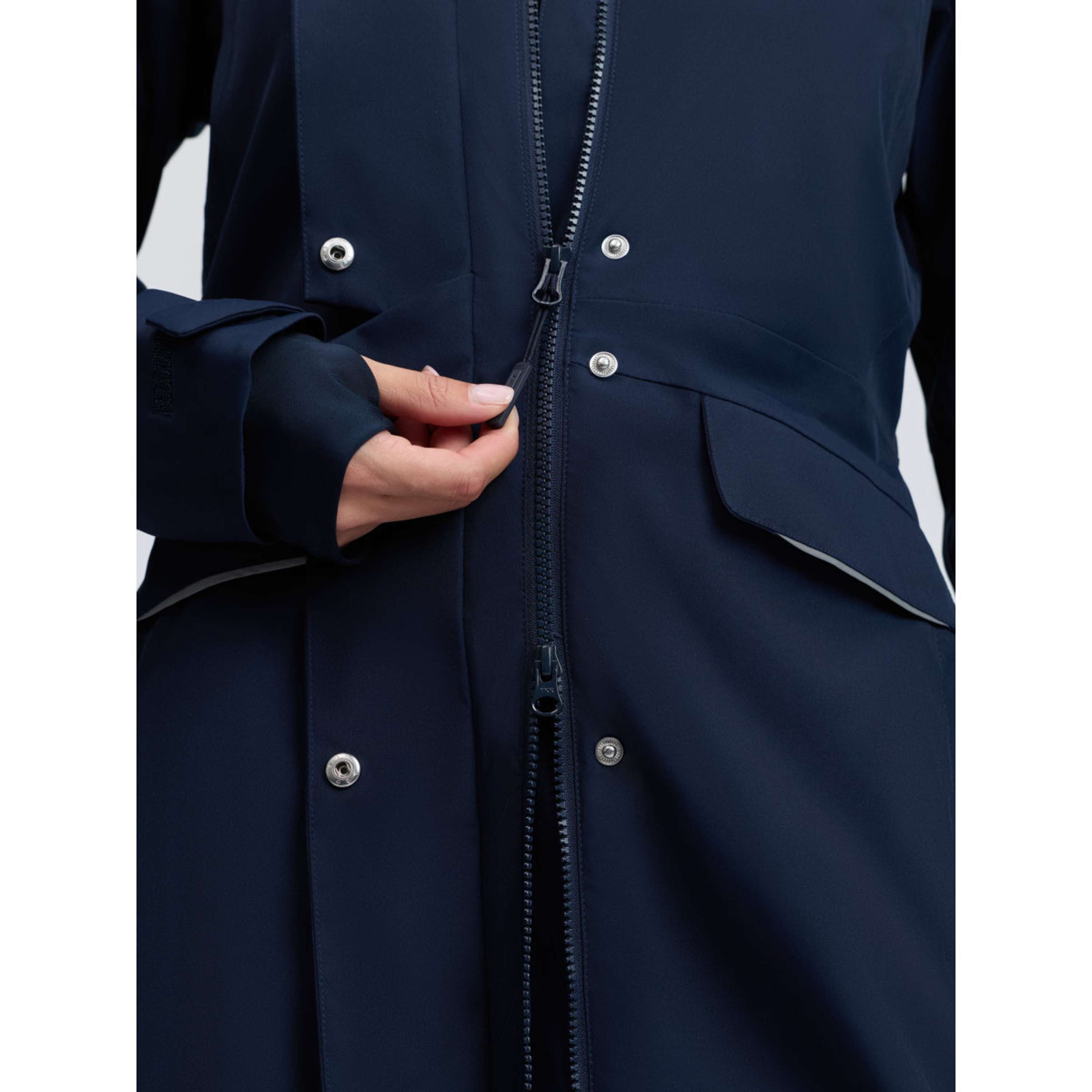 LeMieux Lange Jas Stormwear Performance Riding Navy