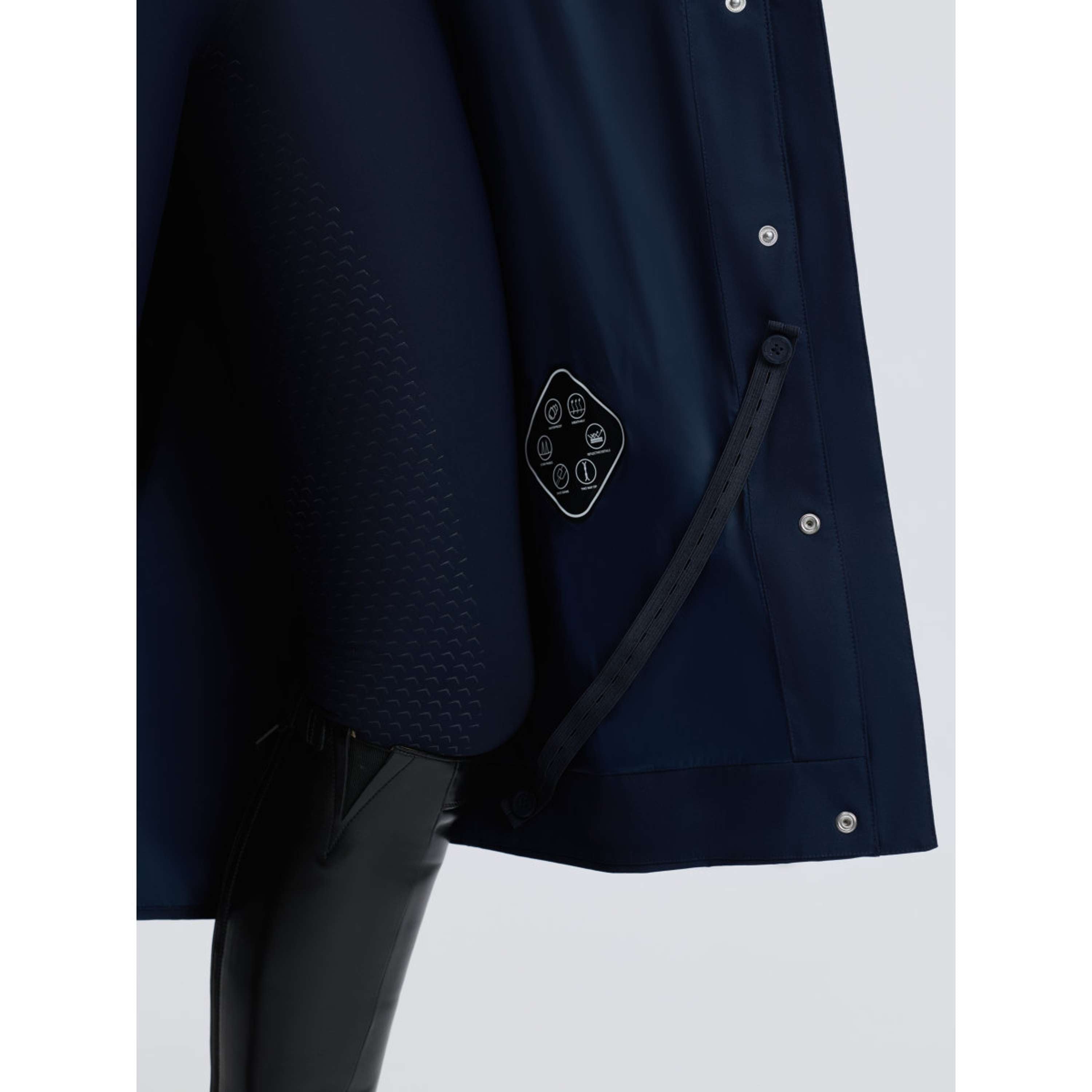 LeMieux Lange Jas Stormwear Performance Riding Navy