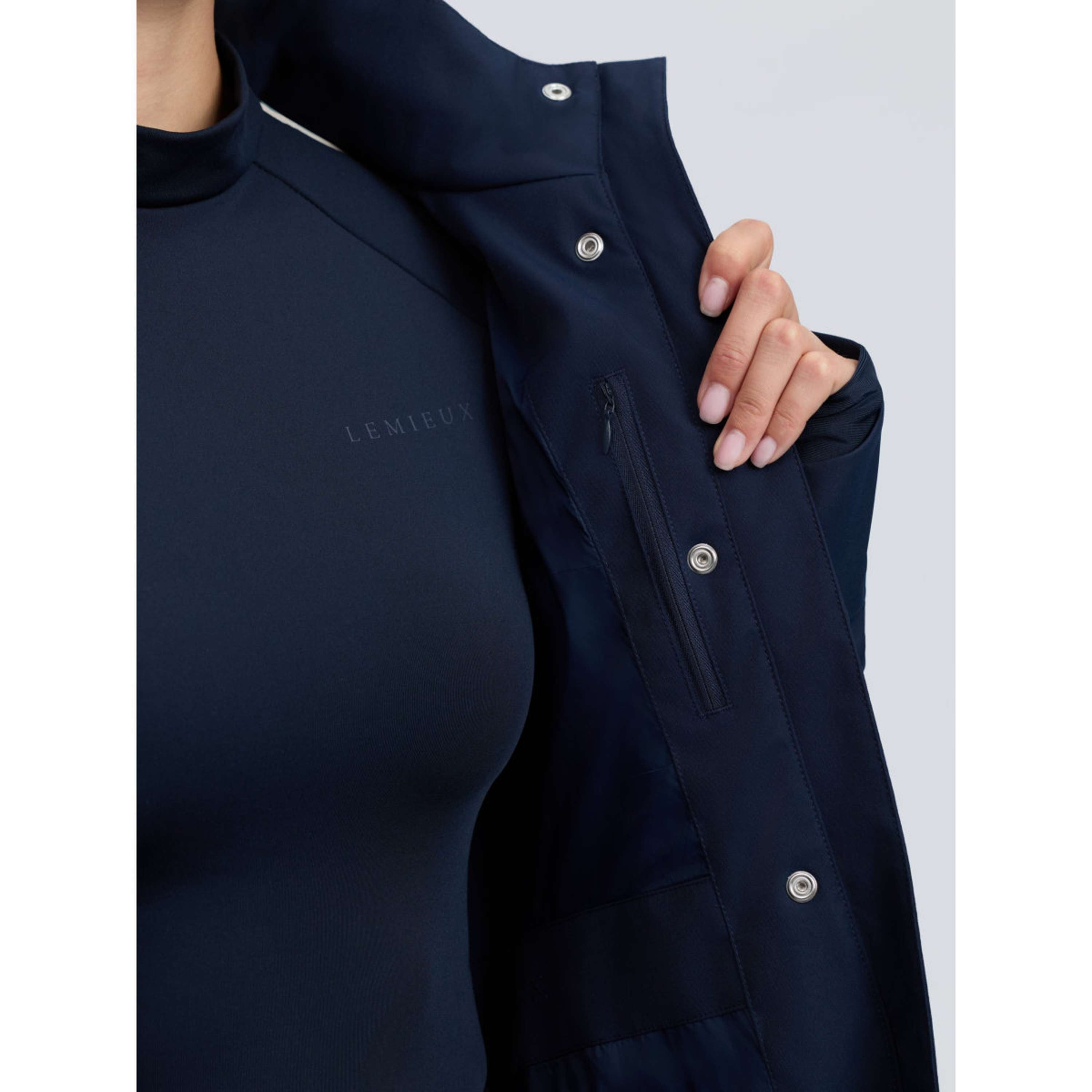 LeMieux Lange Jas Stormwear Performance Riding Navy