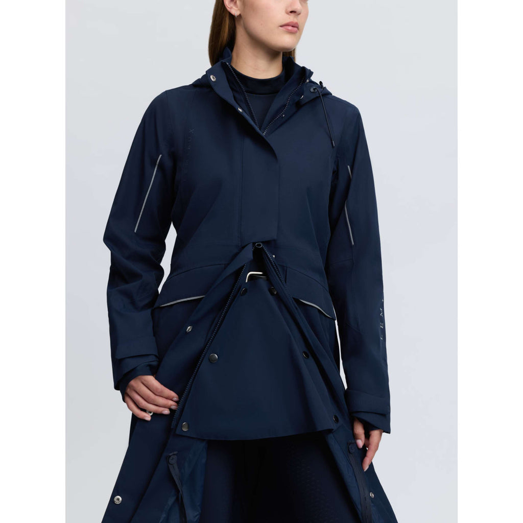 LeMieux Lange Jas Stormwear Performance Riding Navy