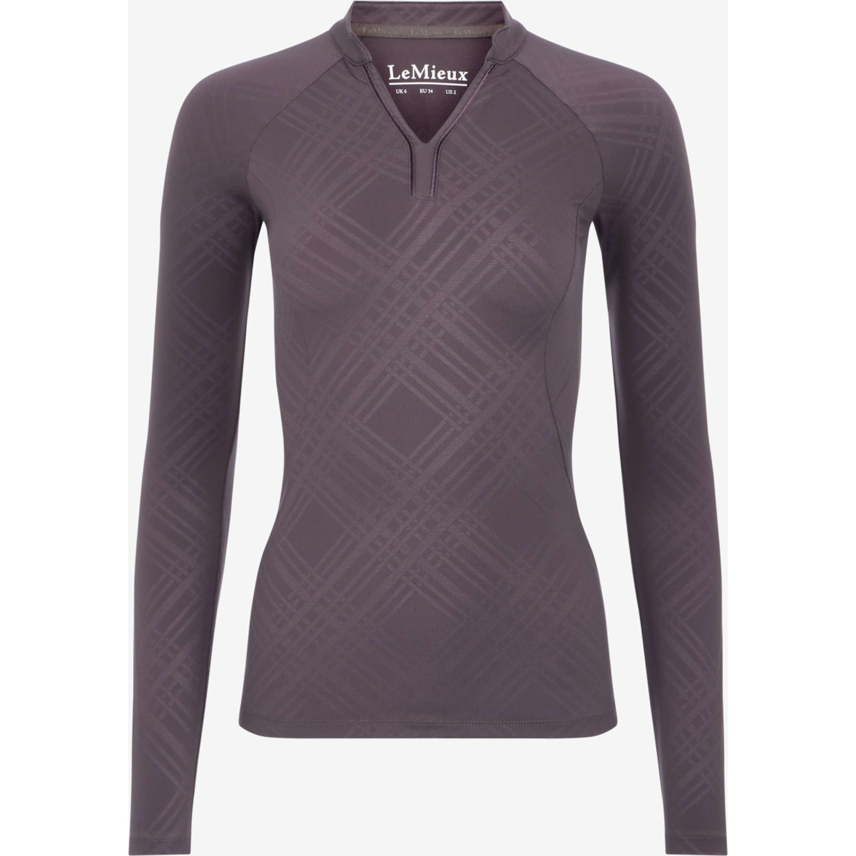 LeMieux Baselayer Heritage Check Lange Mouwen Cocoa