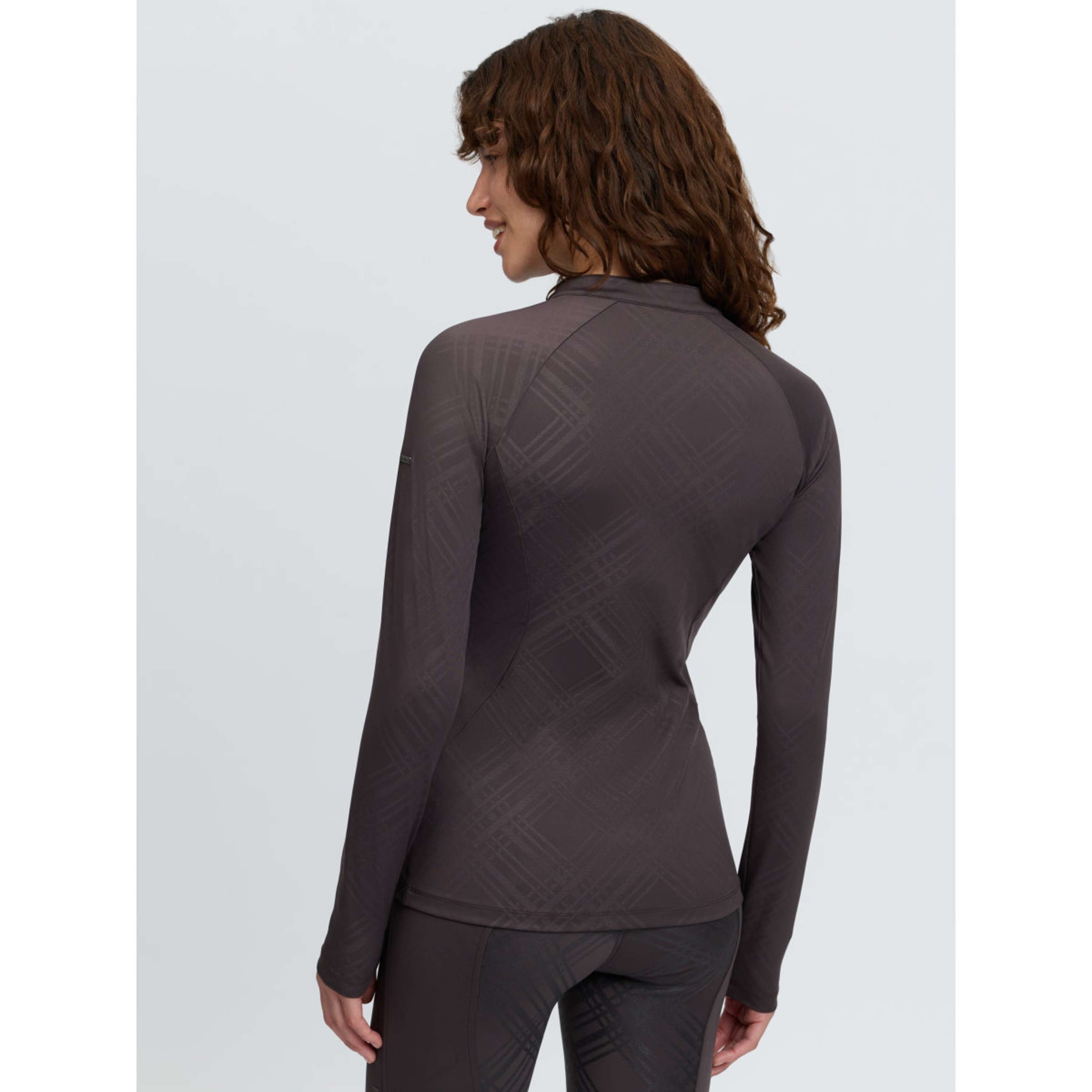 LeMieux Baselayer Heritage Check Lange Mouwen Cocoa