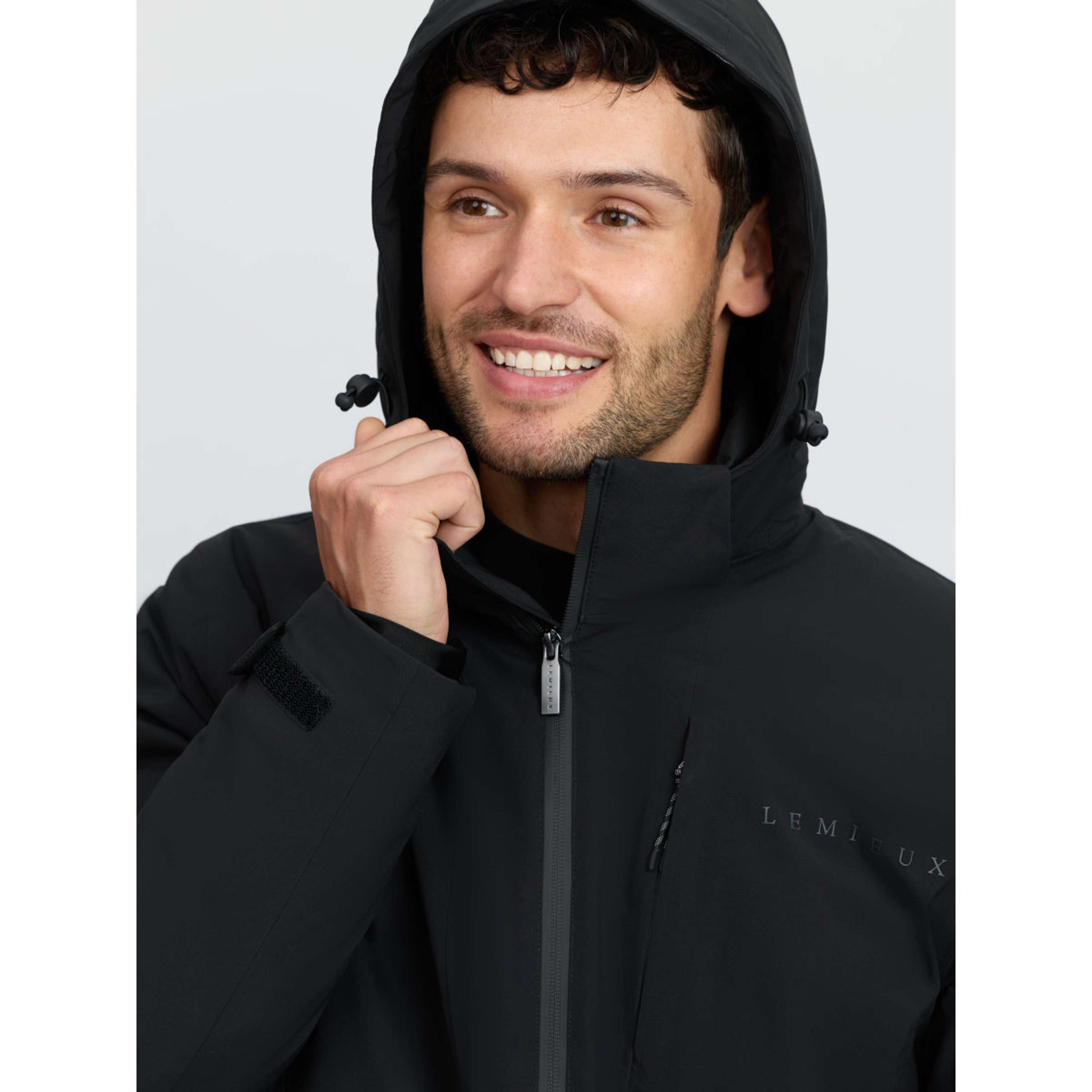 LeMieux Lange Jas Waterproof Training Heren Black