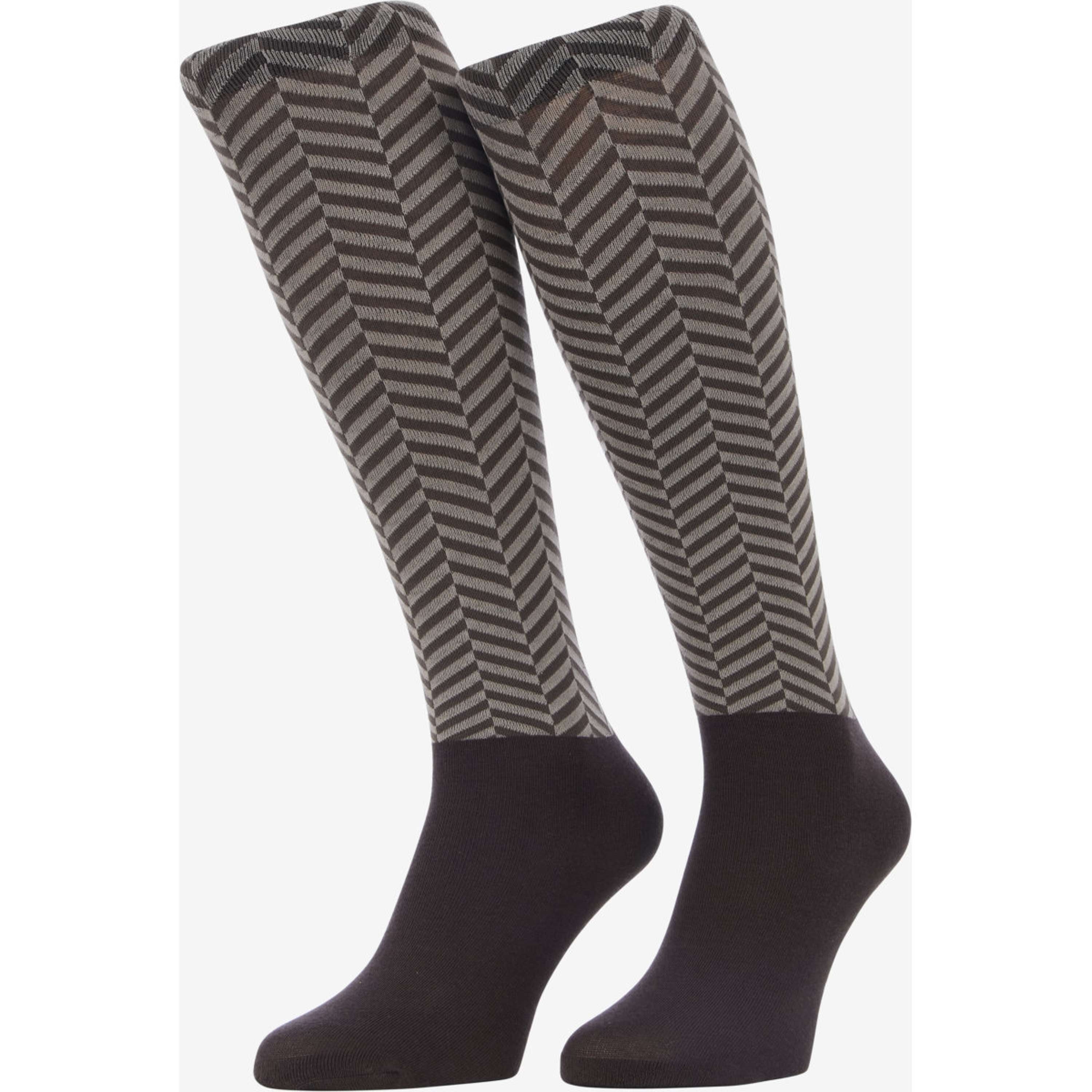LeMieux Rijsokken Heritage Footsie Cocoa