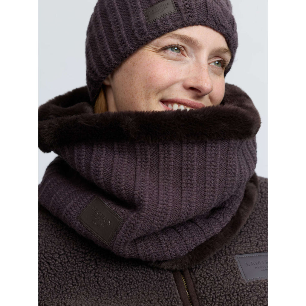 LeMieux Nekwarmer Heritage Knitted Cocoa