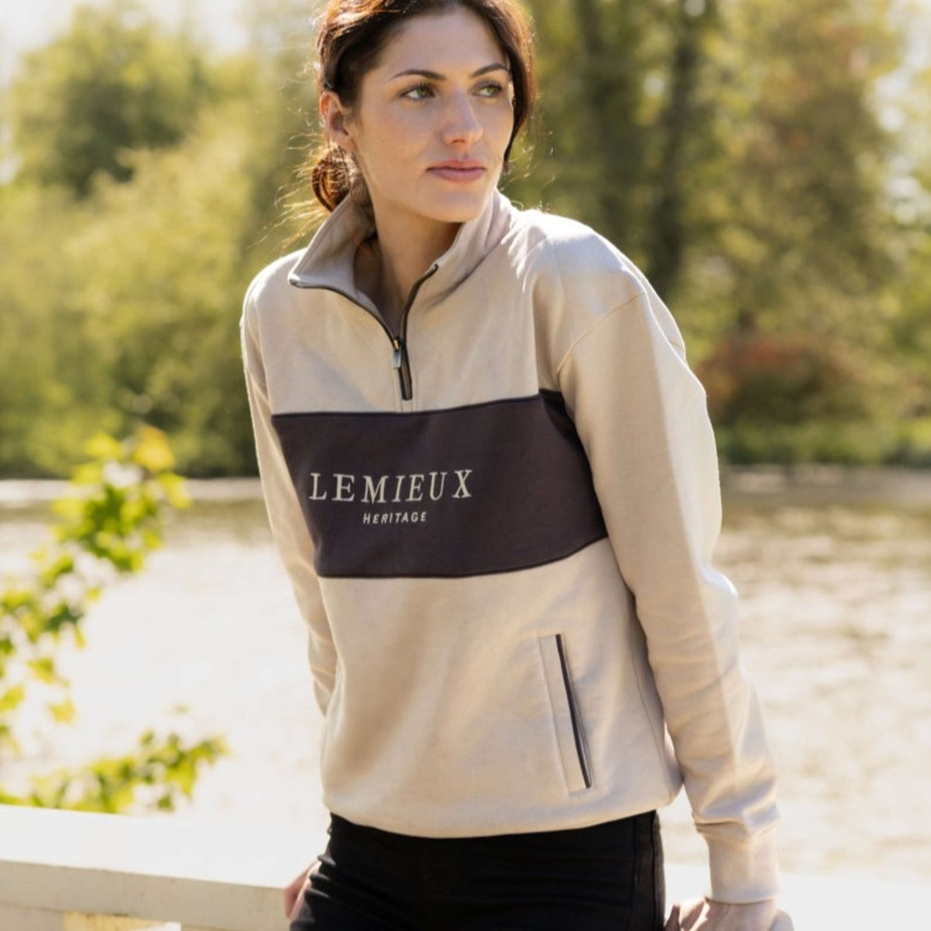 LeMieux Trui Heritage Quarter Zip Stone