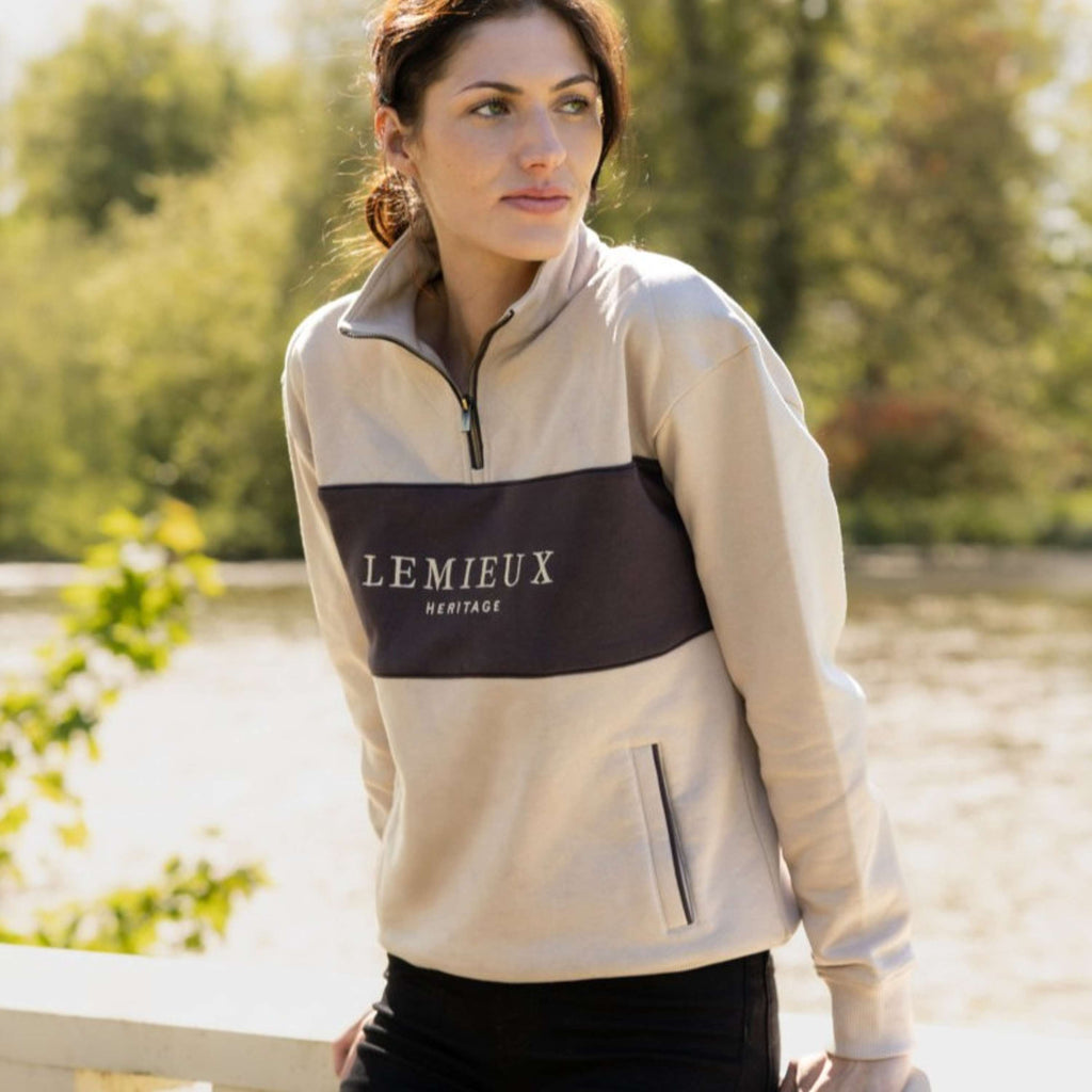 LeMieux Trui Heritage Quarter Zip Stone