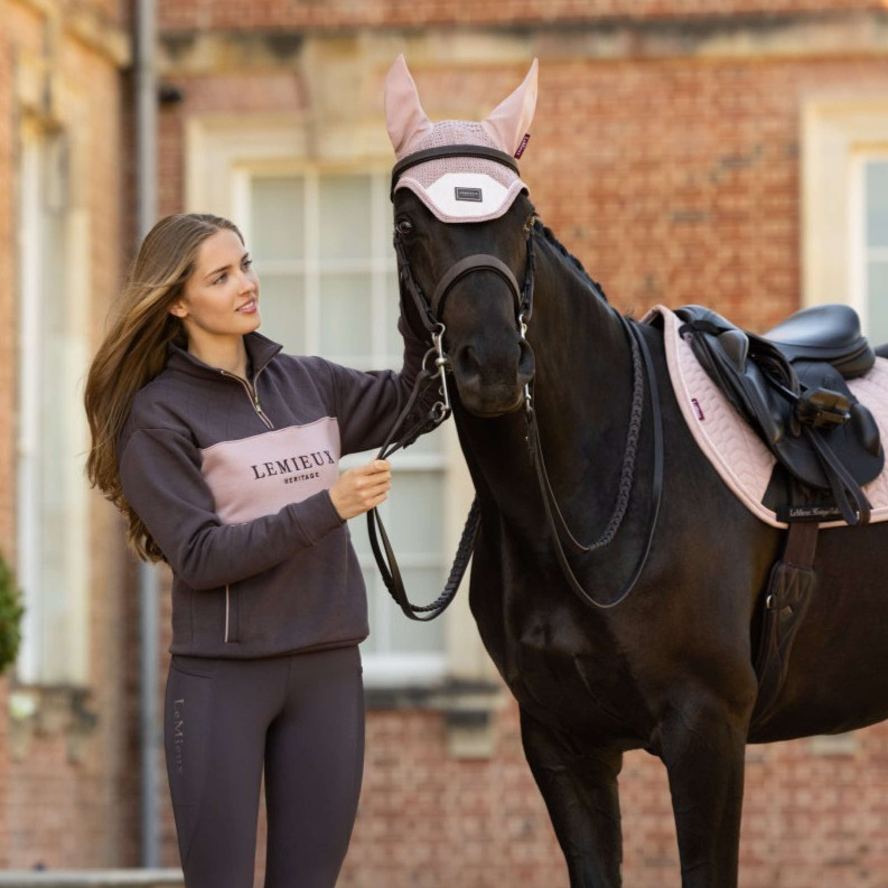LeMieux Trui Heritage Quarter Zip Cocoa