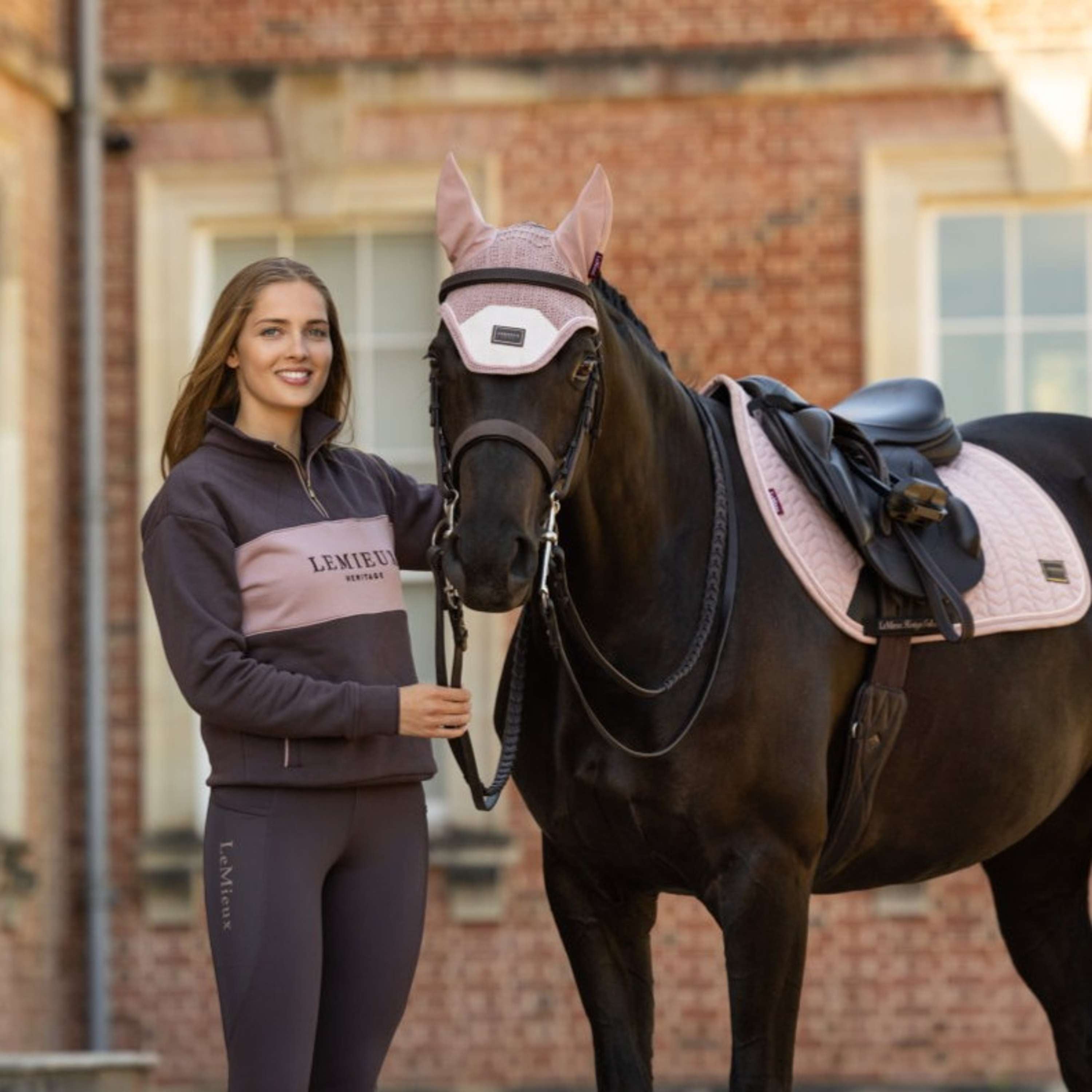 LeMieux Trui Heritage Quarter Zip Cocoa