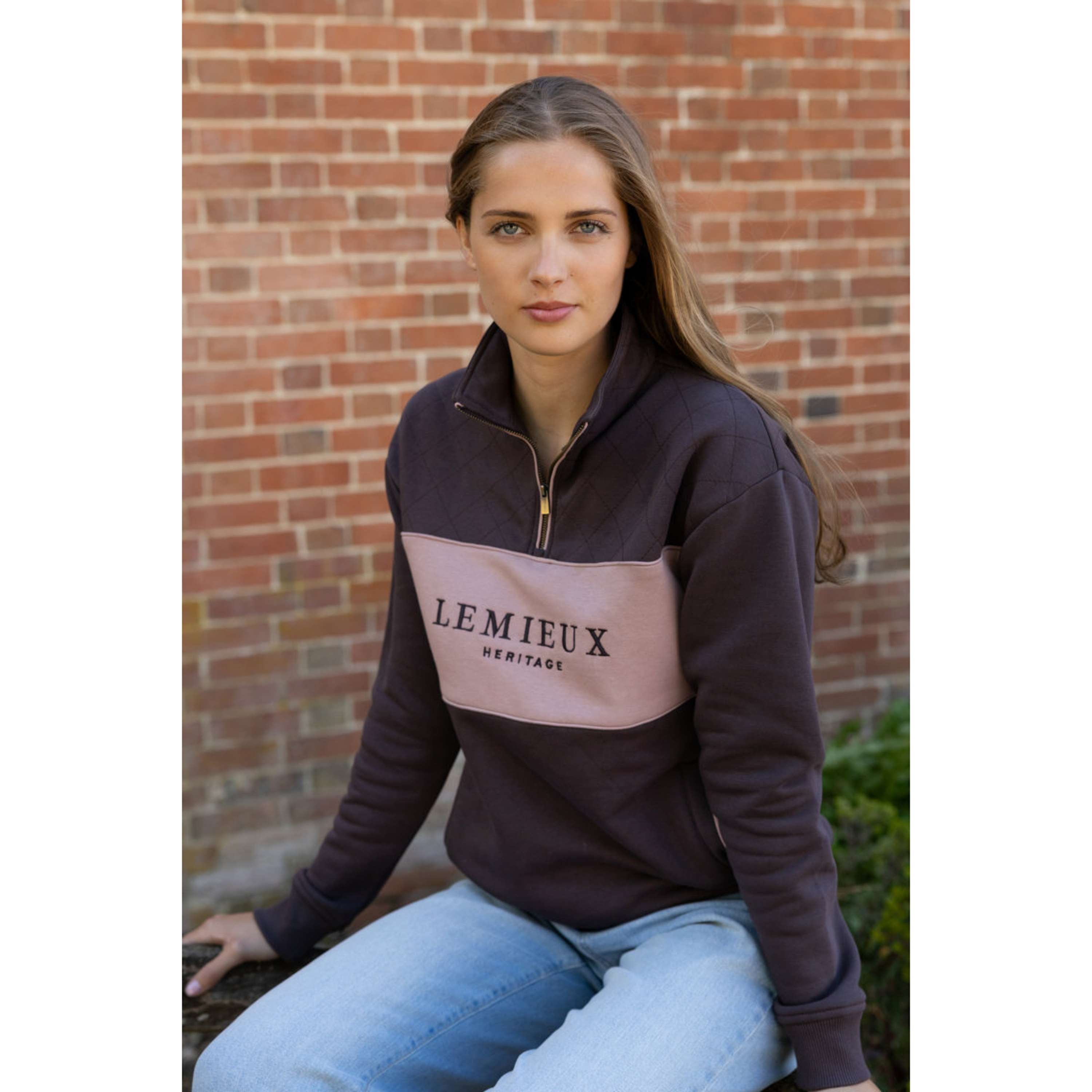 LeMieux Trui Heritage Quarter Zip Cocoa