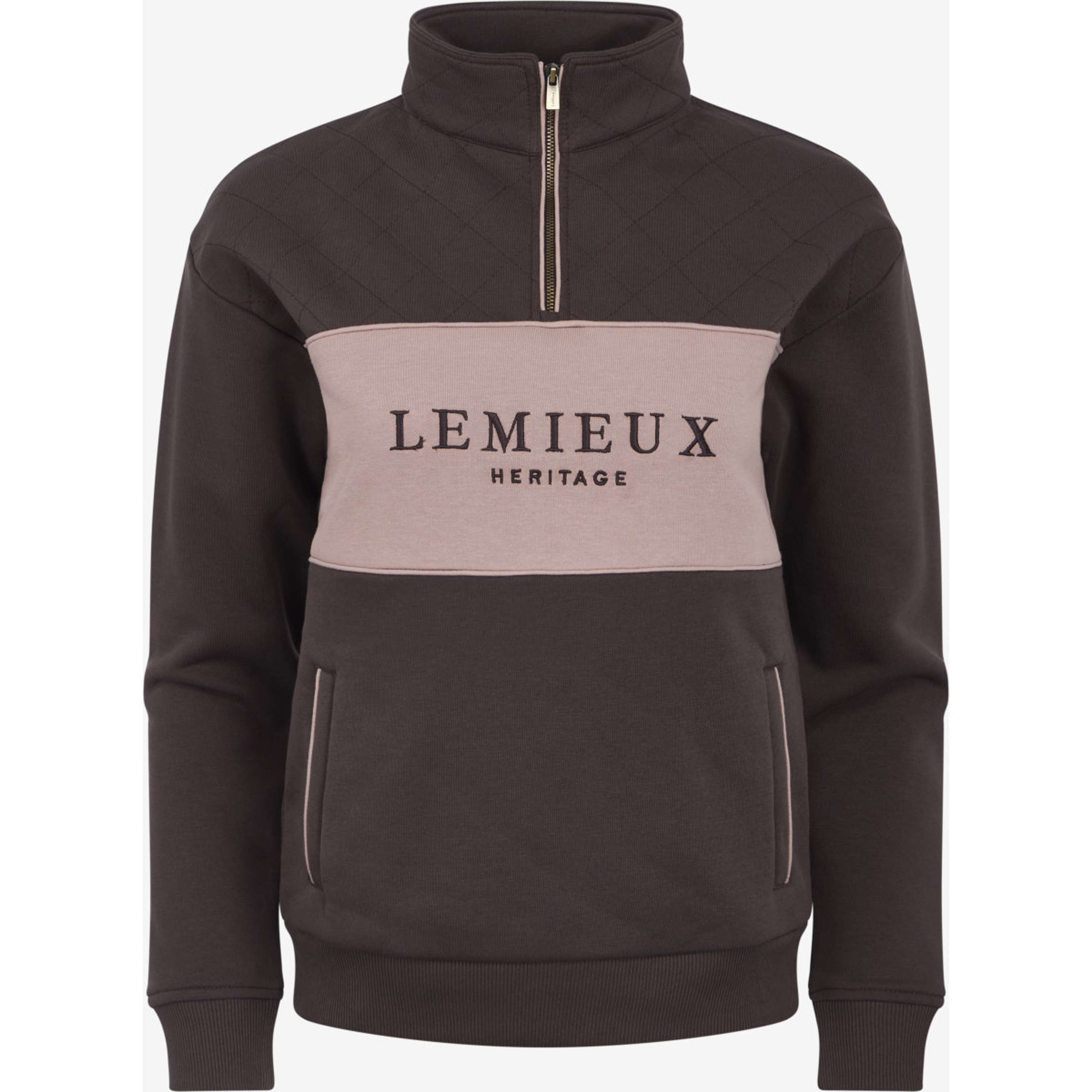 LeMieux Trui Heritage Quarter Zip Cocoa