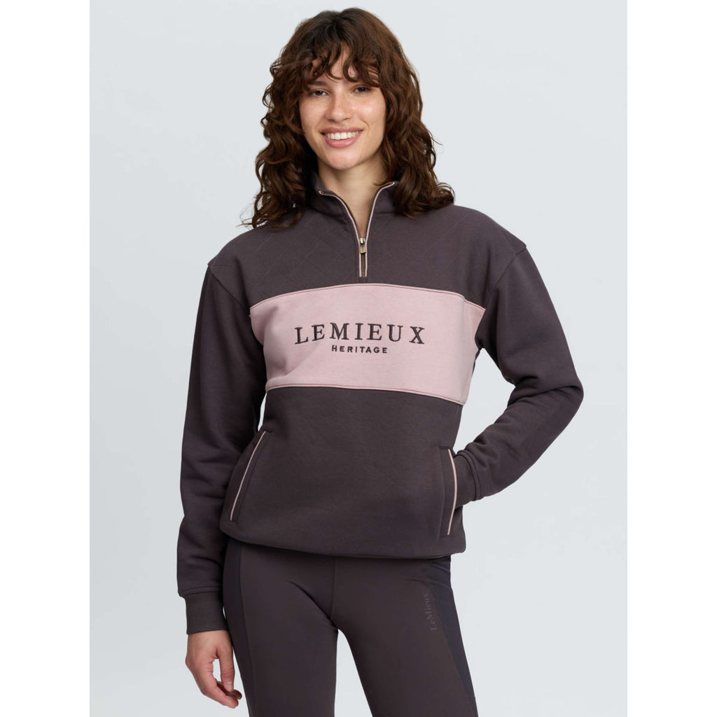 LeMieux Trui Heritage Quarter Zip Cocoa