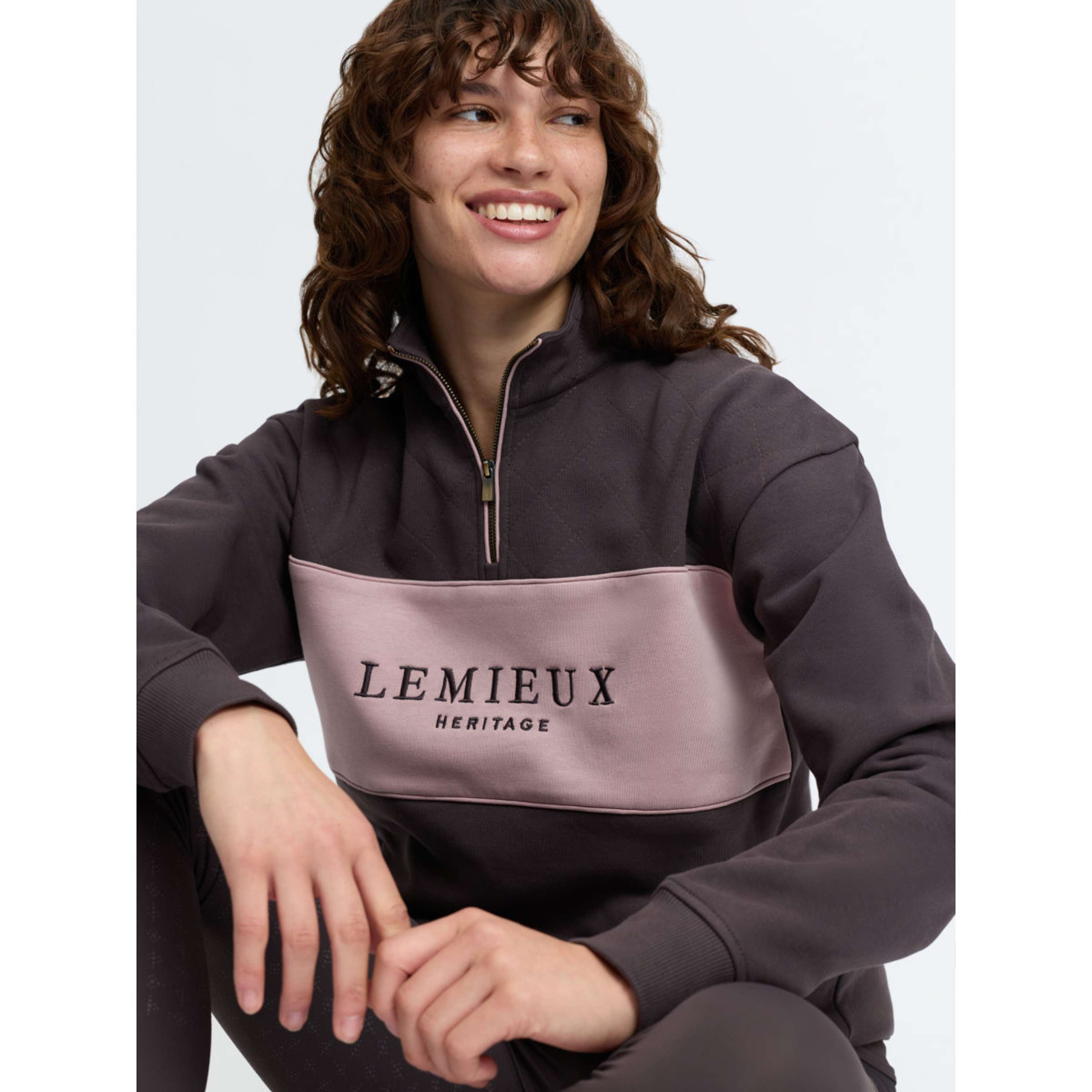 LeMieux Trui Heritage Quarter Zip Cocoa