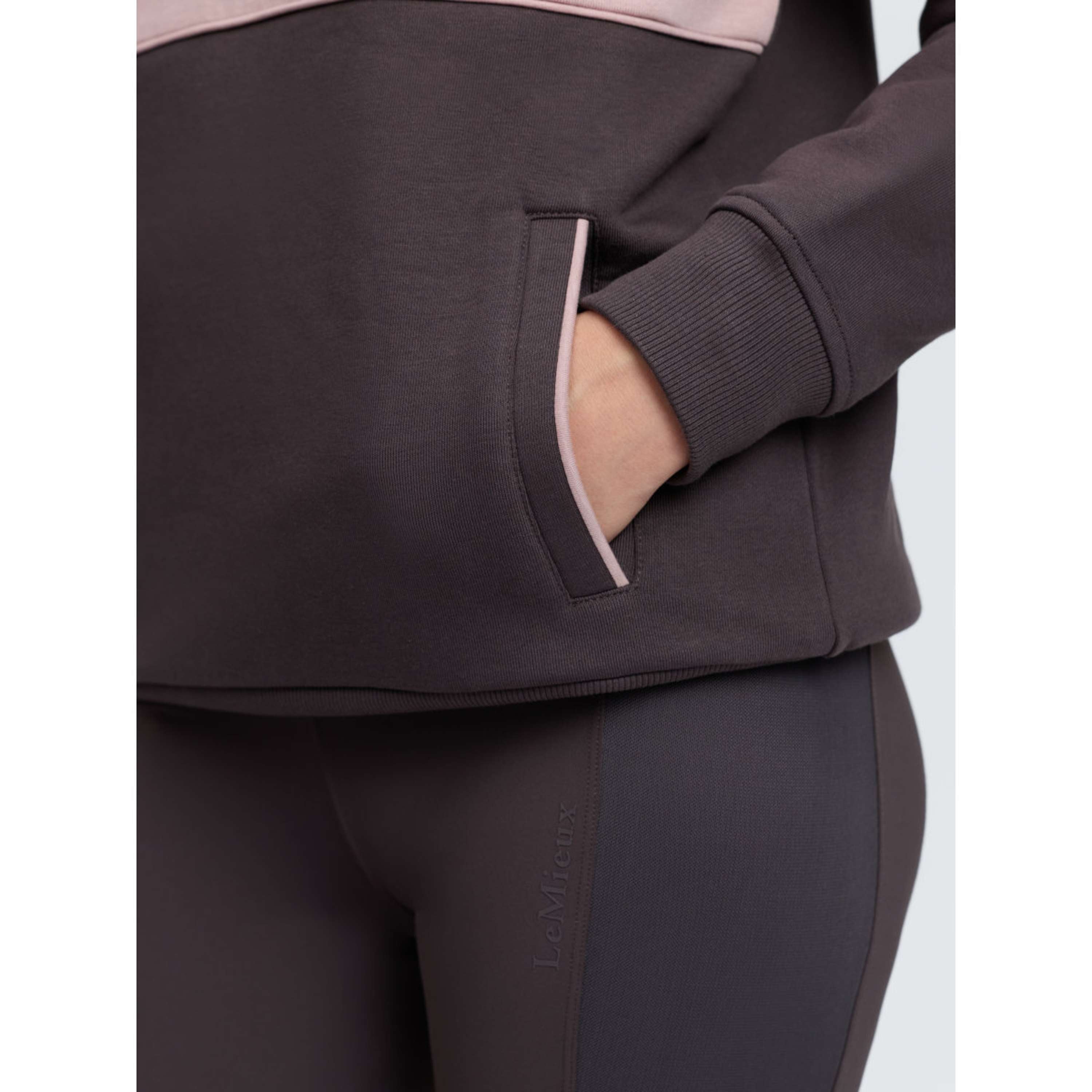 LeMieux Trui Heritage Quarter Zip Cocoa