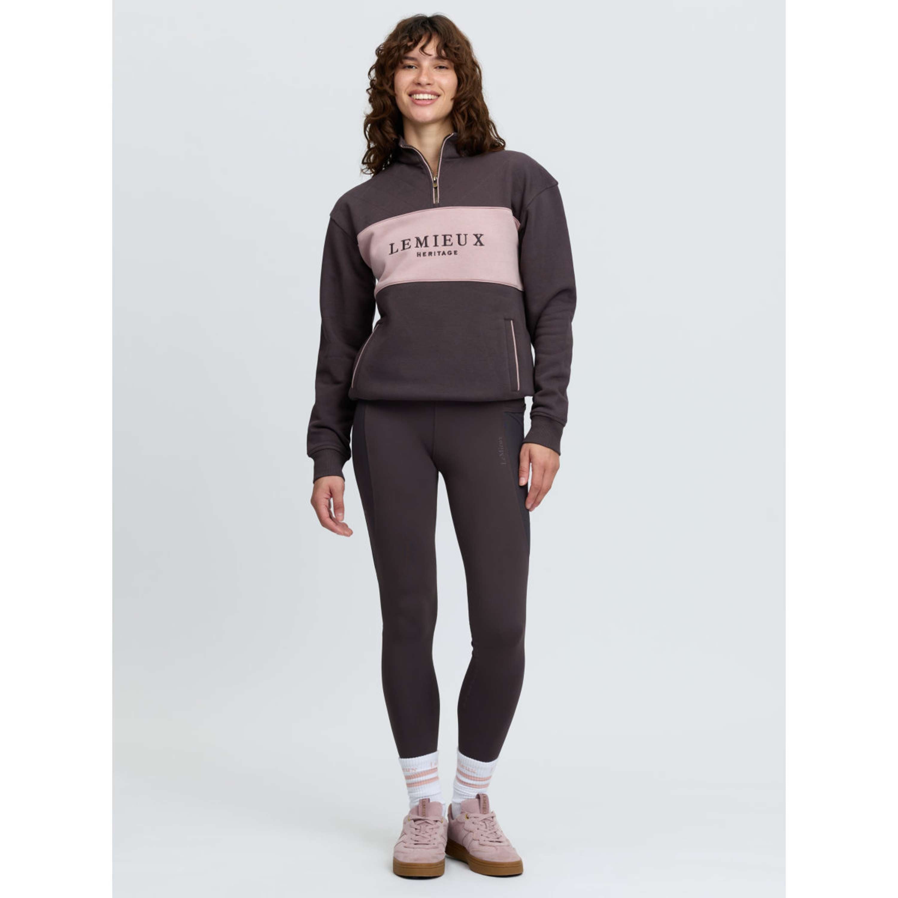 LeMieux Trui Heritage Quarter Zip Cocoa