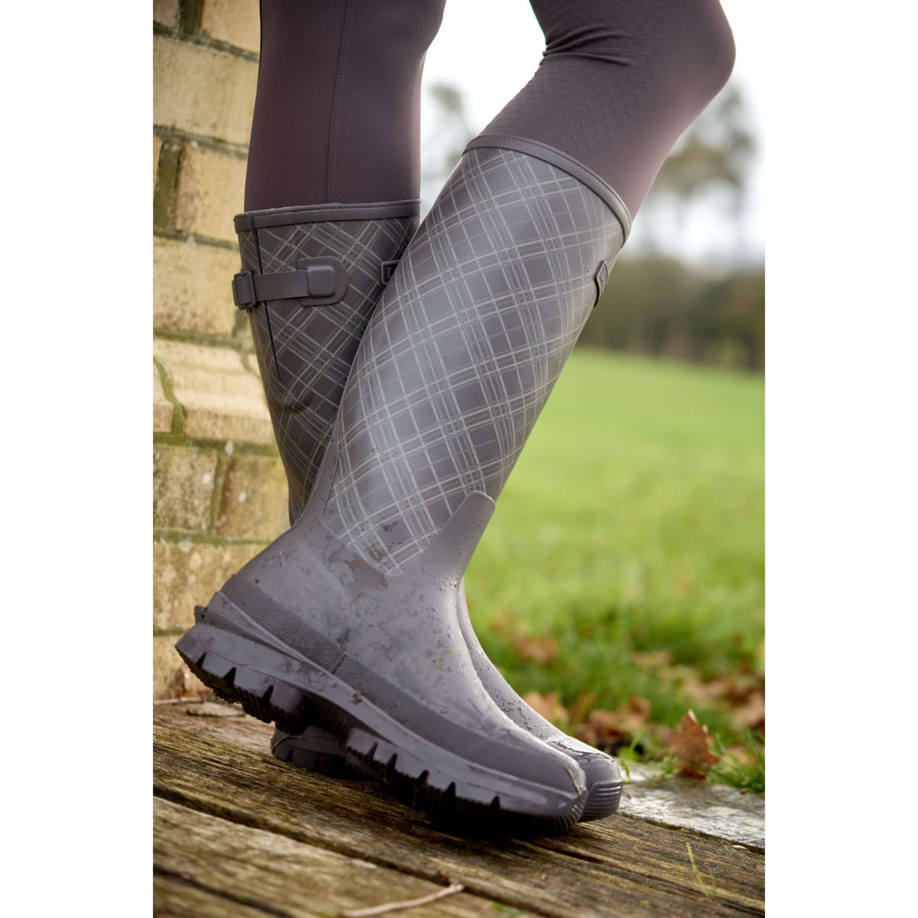 LeMieux Regenlaarzen Heritage Bramshaw Wellington Cocoa