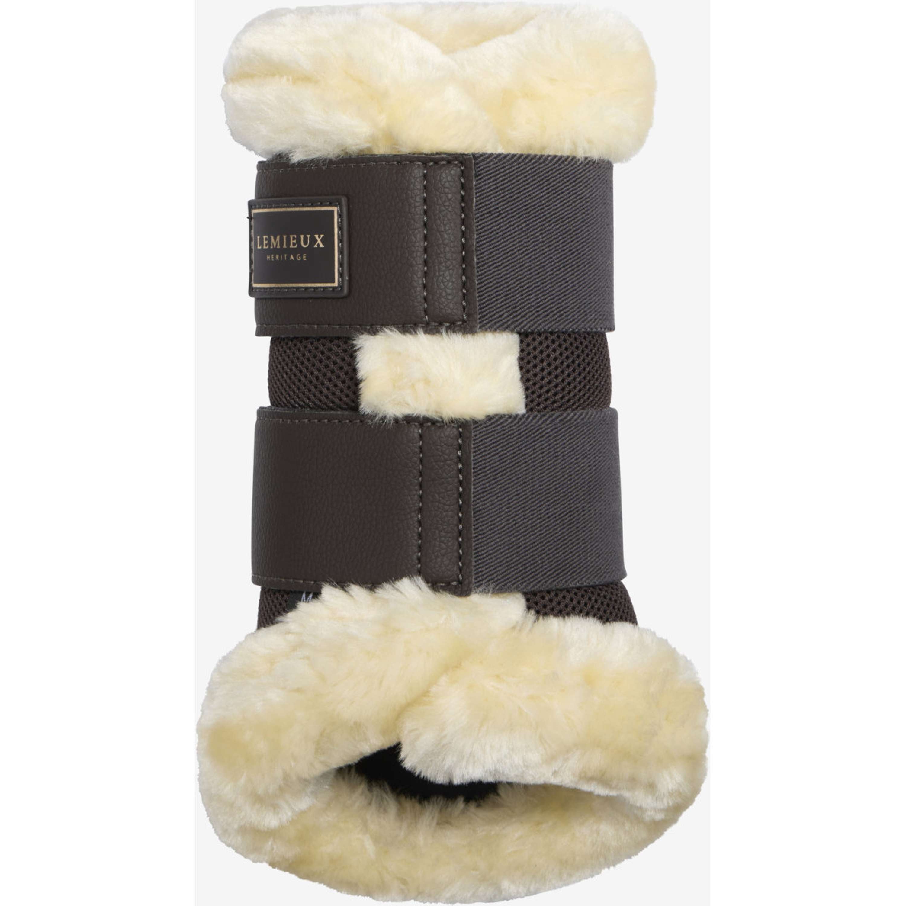 LeMieux Beenbeschermers Heritage Fleece Edged Cocoa