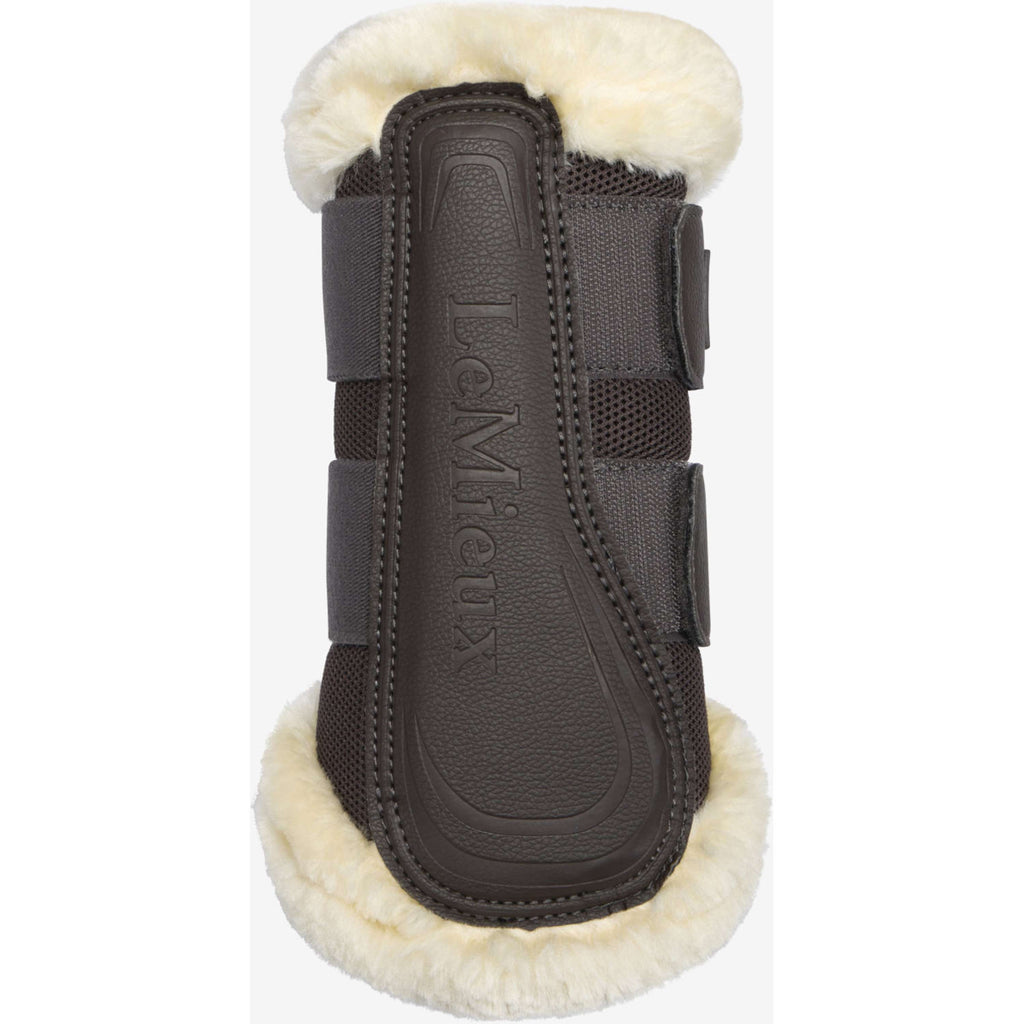 LeMieux Beenbeschermers Heritage Fleece Edged Cocoa