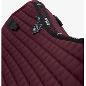 LeMieux Zadeldekje Prosport Plain Square D-Ring Dressuur Burgundy