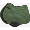 LeMieux Zadeldekje Suede Square Close Contact Hunter Green