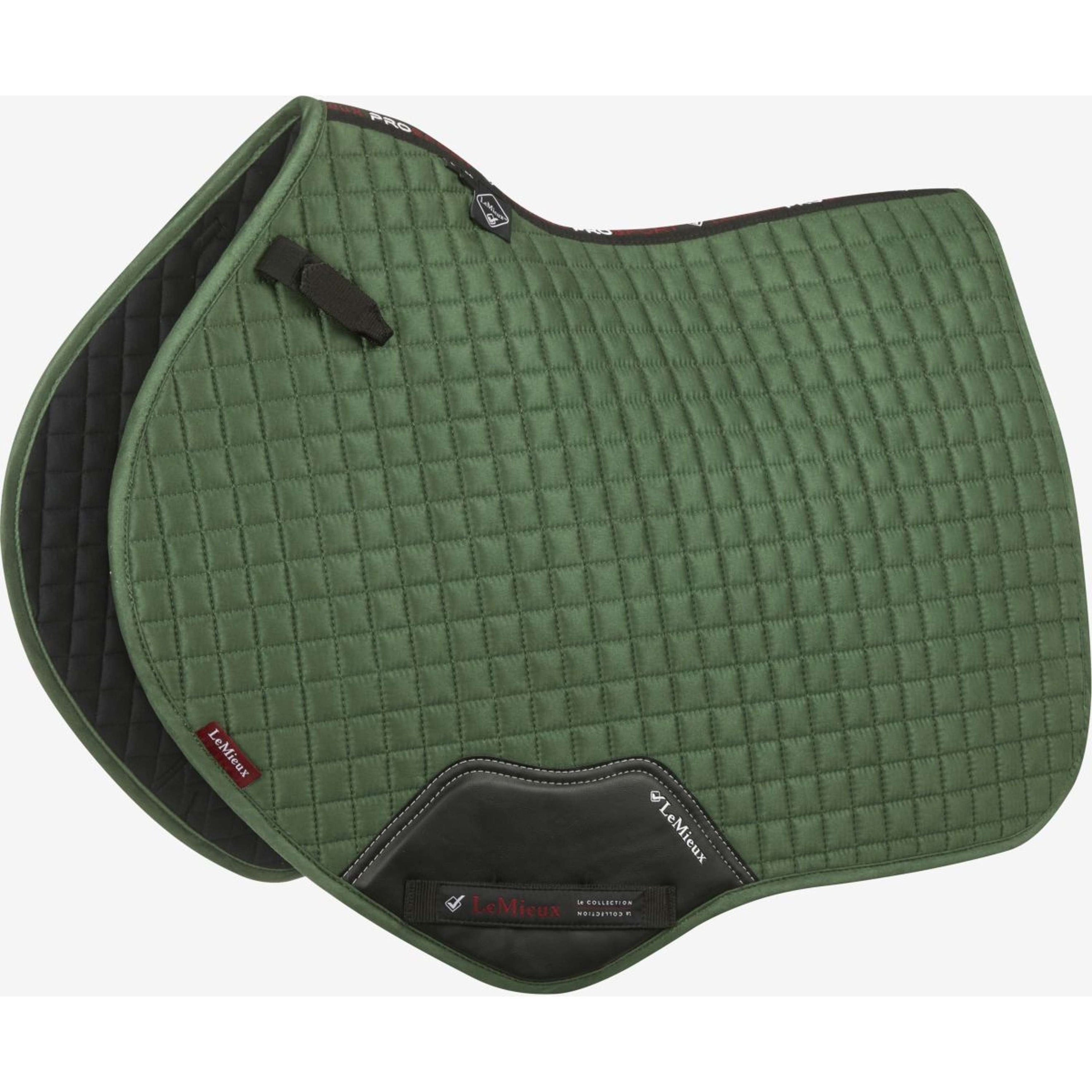 LeMieux Zadeldekje Suede Square Close Contact Hunter Green LeMieux Zadeldekje Suede Square Close Contact Hunter Green