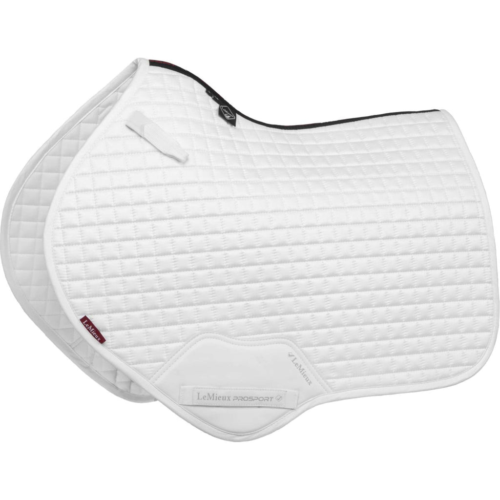 LeMieux Zadeldekje Suede Square Close Contact Wit