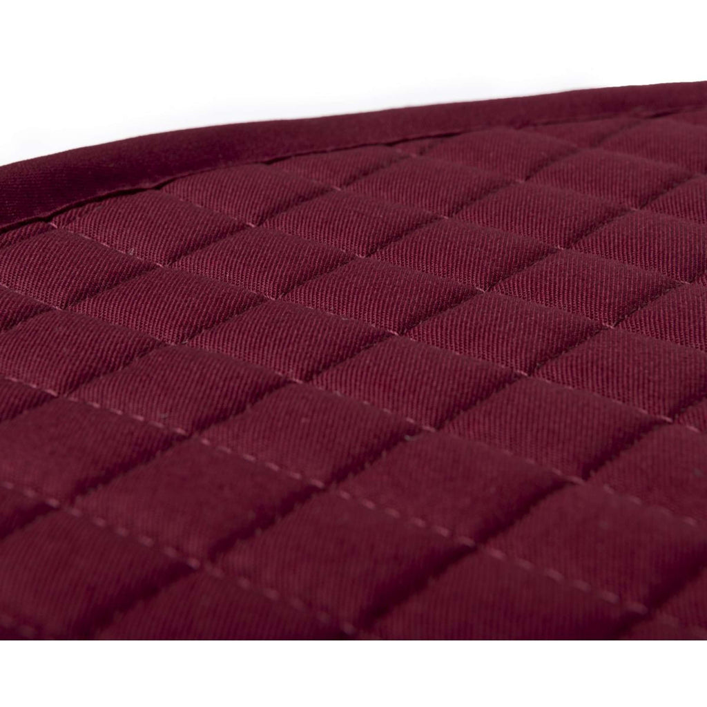 LeMieux Zadeldekje Cotton Square Close Contact Burgundy
