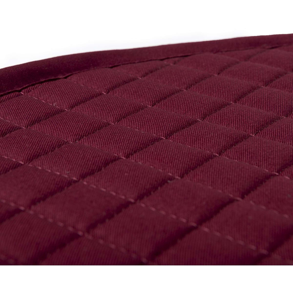 LeMieux Zadeldekje Cotton Square Close Contact Burgundy
