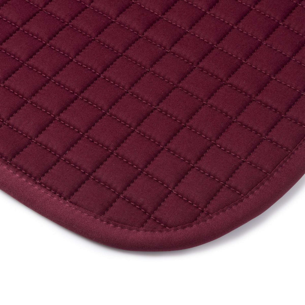 LeMieux Zadeldekje Cotton Square Close Contact Burgundy