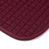 LeMieux Zadeldekje Cotton Square Close Contact Burgundy