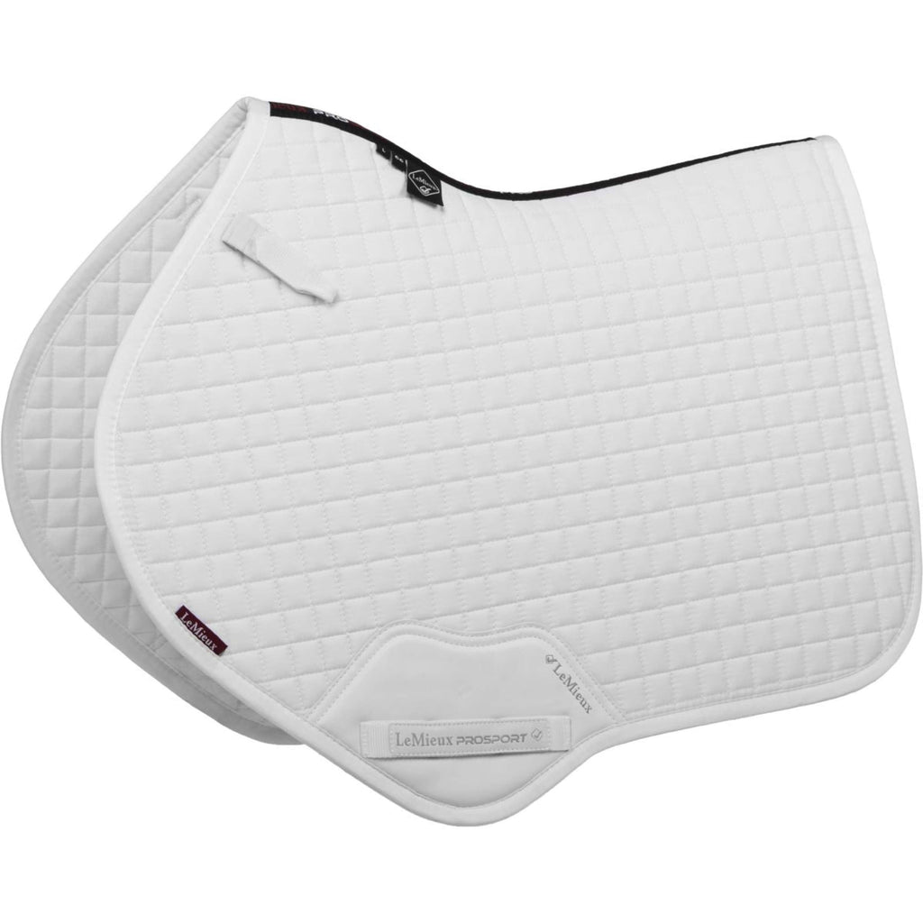 LeMieux Zadeldekje Cotton Square Close Contact Wit
