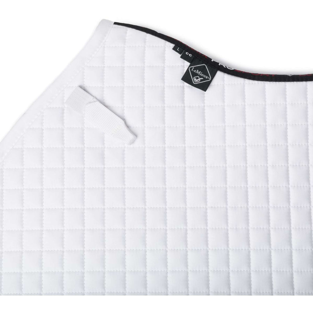 LeMieux Zadeldekje Cotton Half Square Close Contact Wit