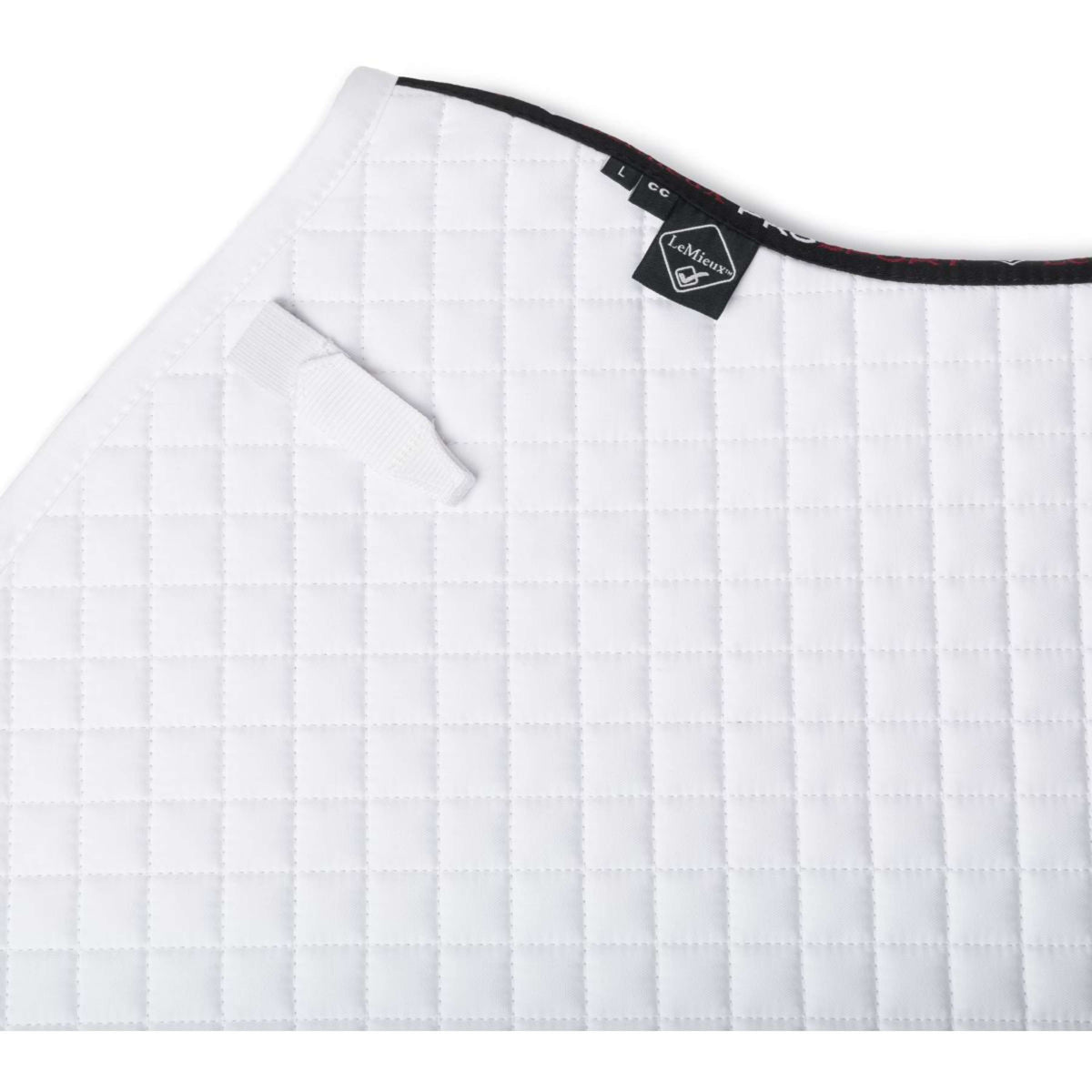 LeMieux Zadeldekje Cotton Half Square Close Contact Wit