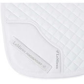 LeMieux Zadeldekje Cotton Half Square Close Contact Wit