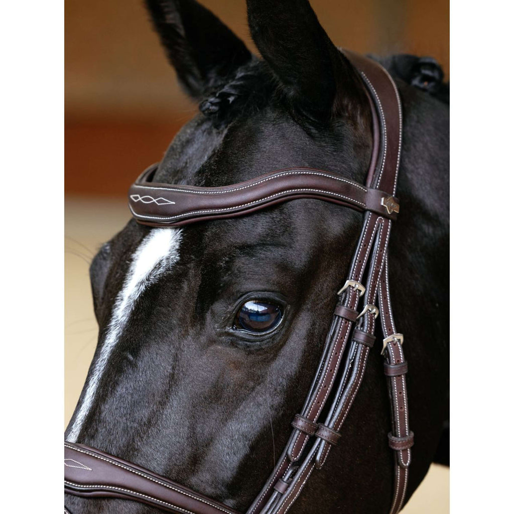 LeMieux Hoofdstel Kudos Contour Flash Bruin