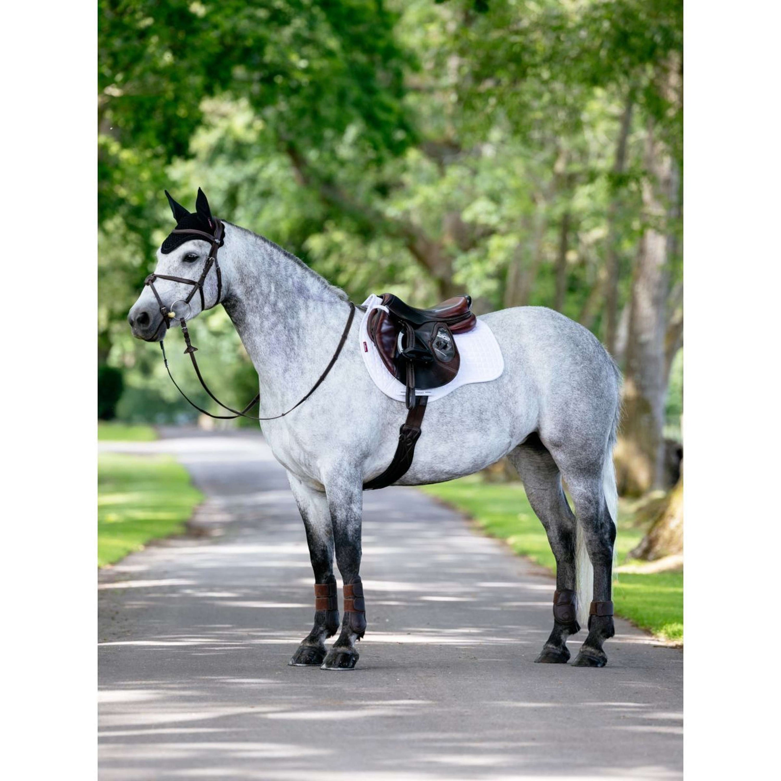 LeMieux Zadeldekje Suede Square Veelzijdigheid Wit