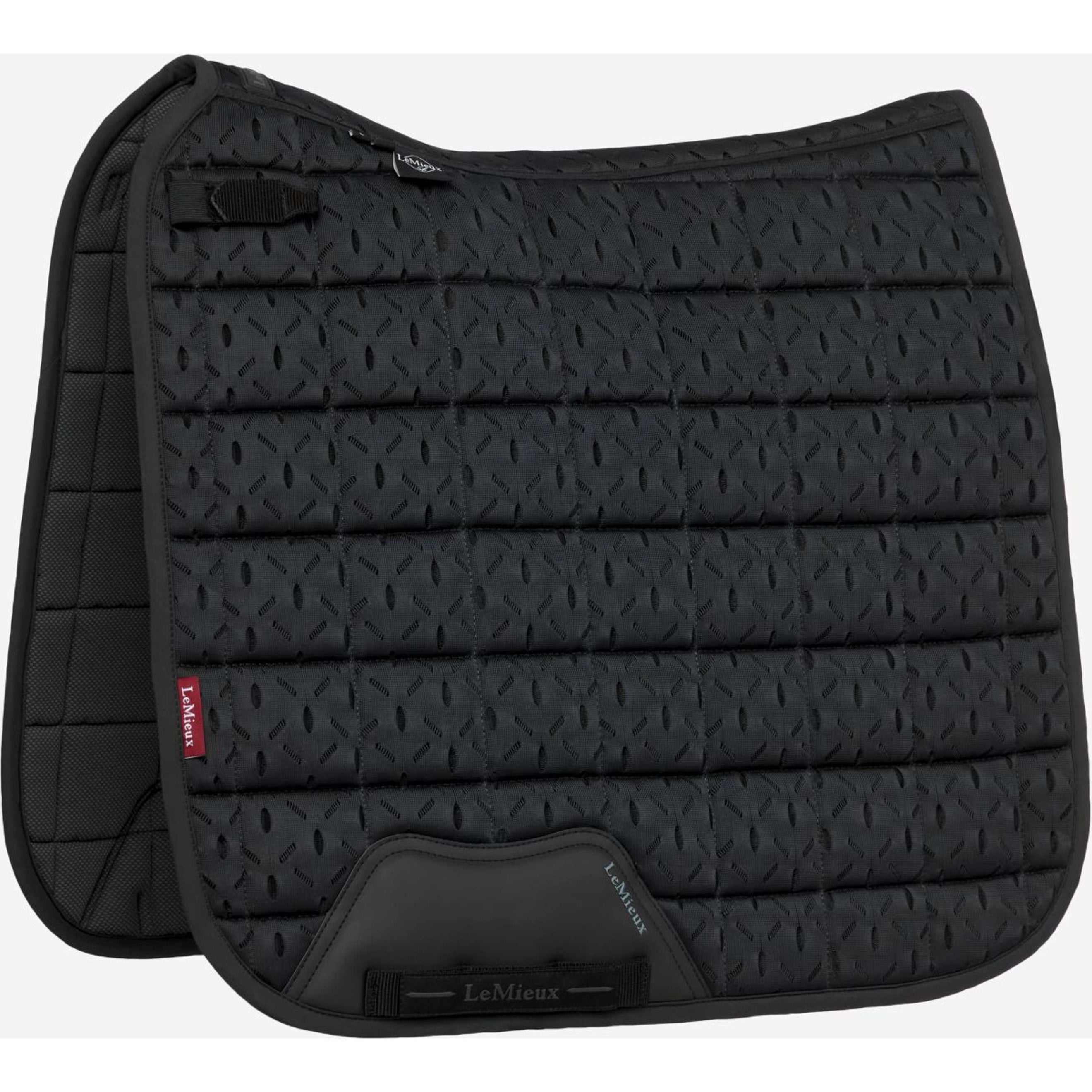 LeMieux Zadeldekje 3D Mesh Self-Cool Square Dressuur Zwart