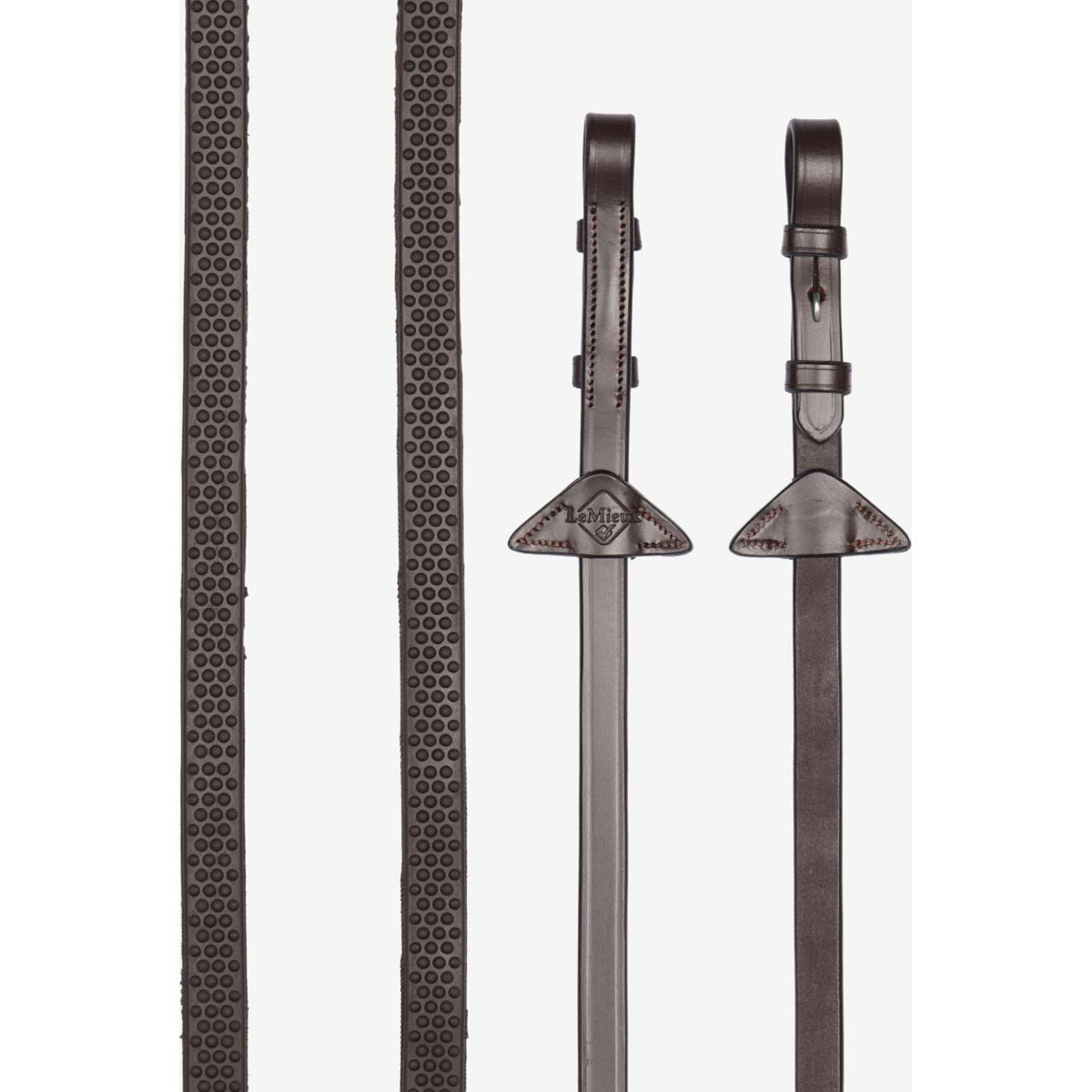 LeMieux Teugels Soft Rubber Havana/Silver