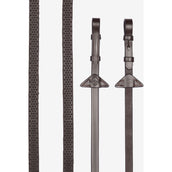 LeMieux Teugels Soft Rubber Havana/Silver