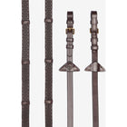 LeMieux Teugels Soft Rubber with Stoppers Havana/Brass