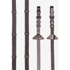 LeMieux Teugels Soft Rubber with Stoppers Havana/Silver