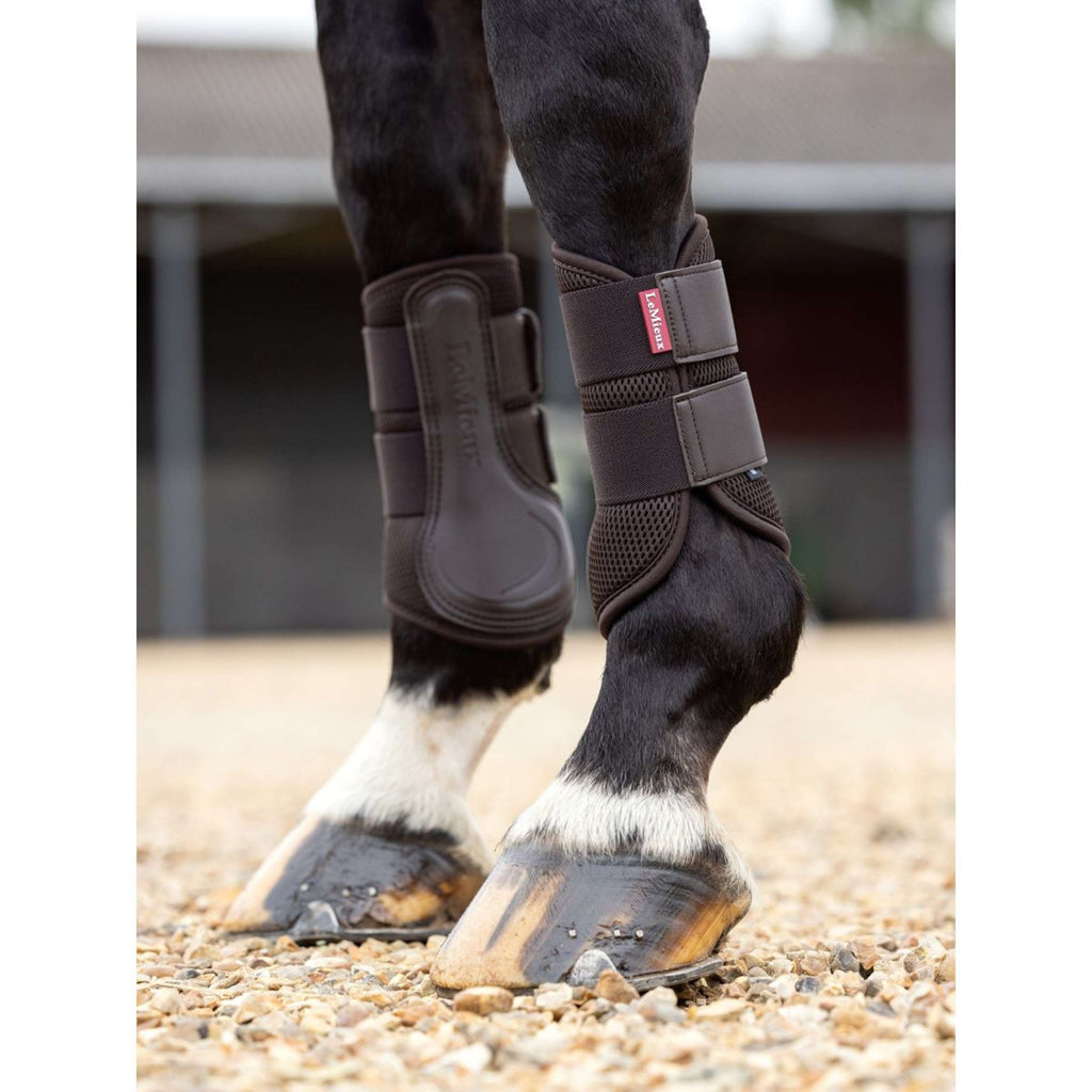 LeMieux Beenbeschermers Mesh Brushing New Bruin