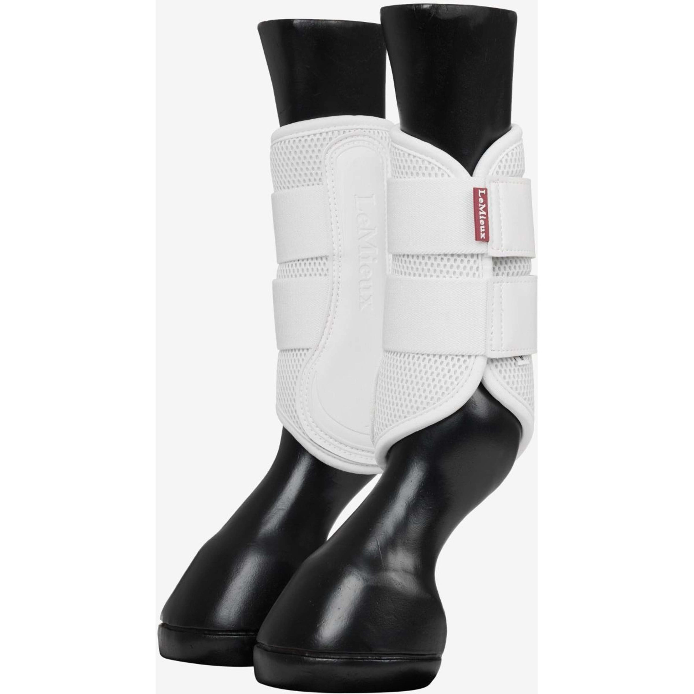 LeMieux Beenbeschermers Mesh Brushing New Wit
